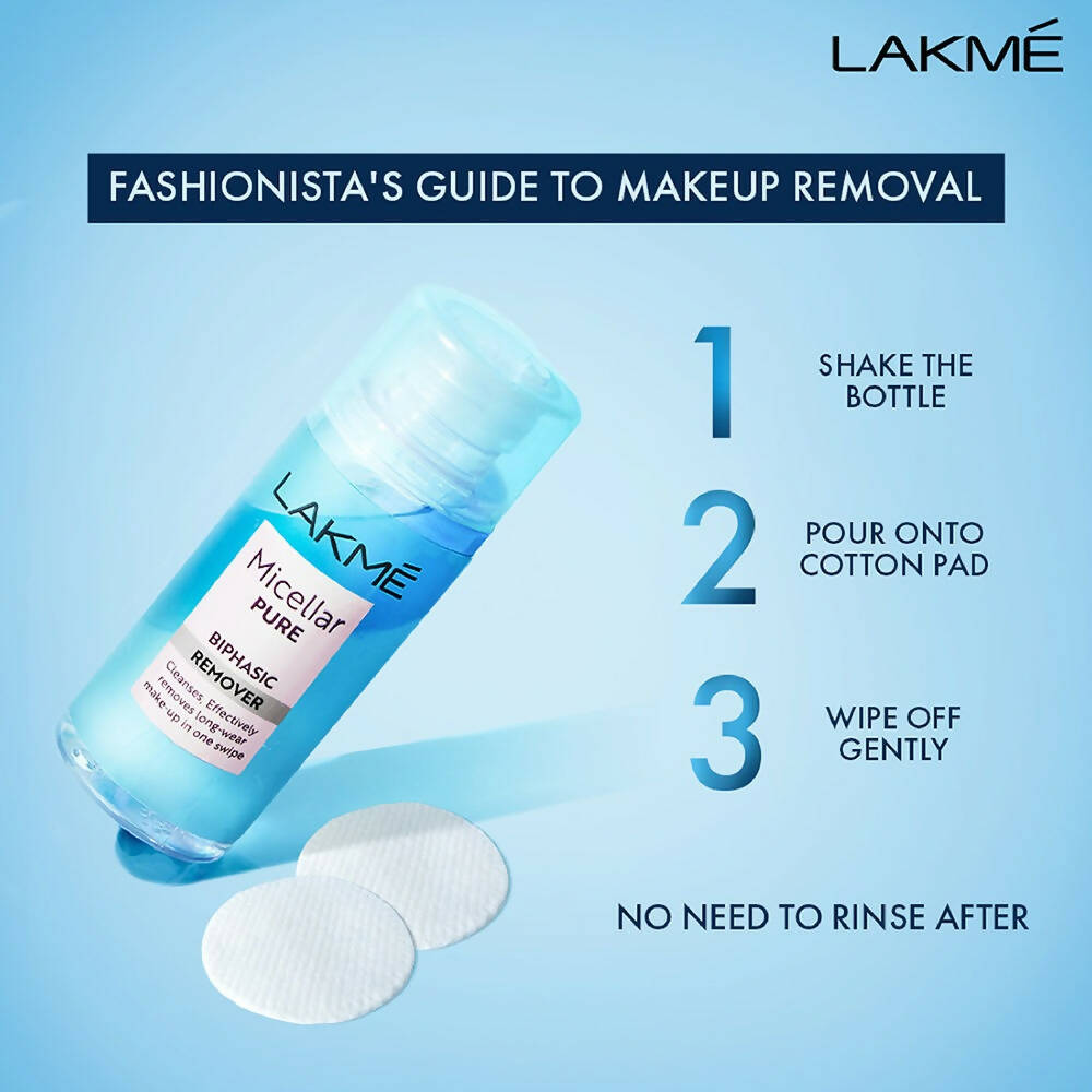 Lakme Micellar Water Bi-Phasic Make-up Remover 