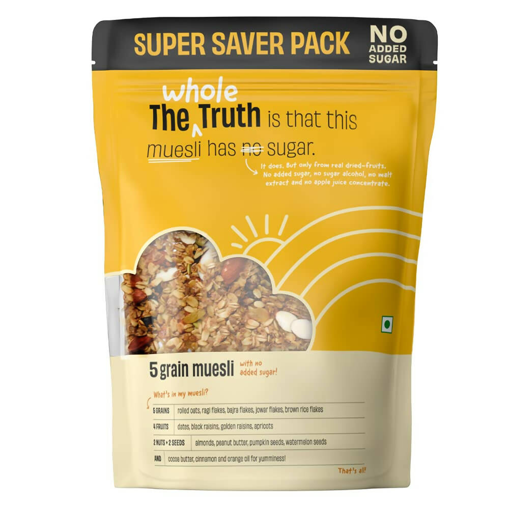 The Whole Truth 5 Grain Muesli (No Added Sugar) 