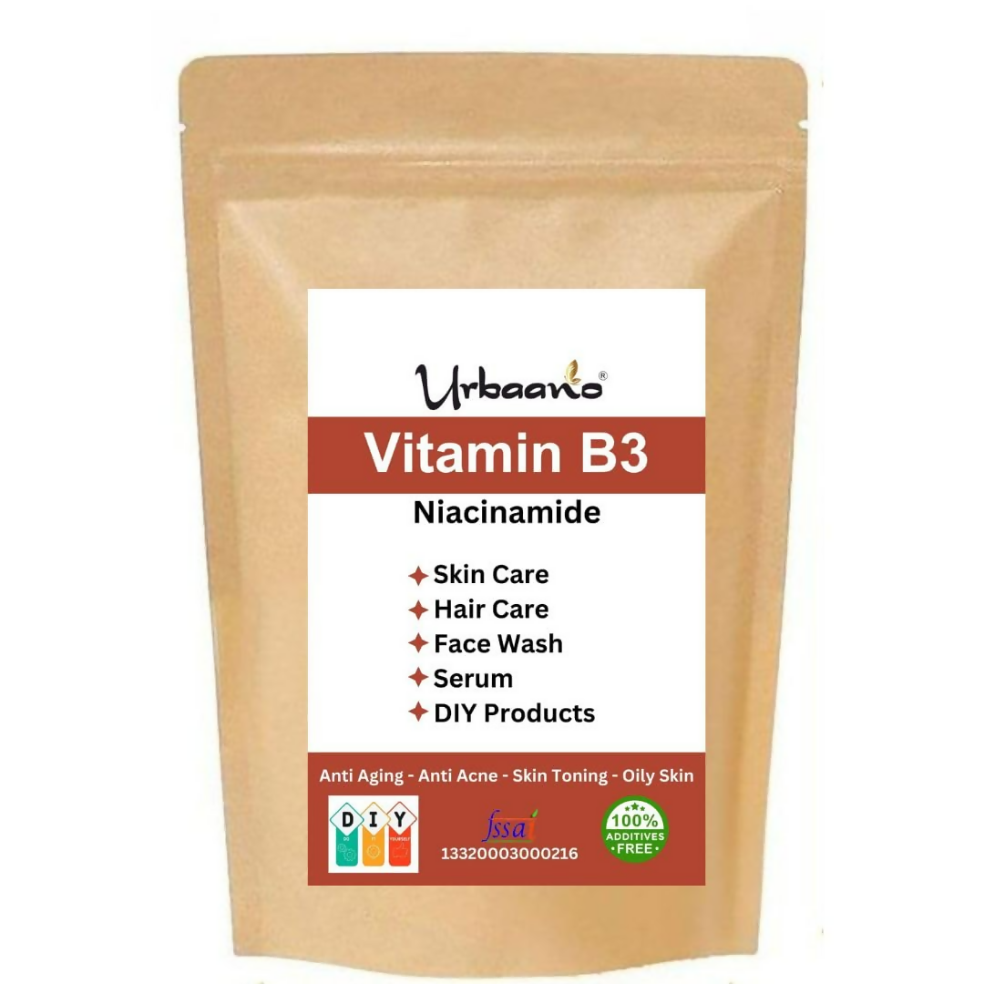 Urbaano Herbal Niacinamide Powder (Vitamin B3) For Making DIY Lotion, Cream, Serum & Skin Care  Grab2Buy Urbaano Herbal Grab2Buy