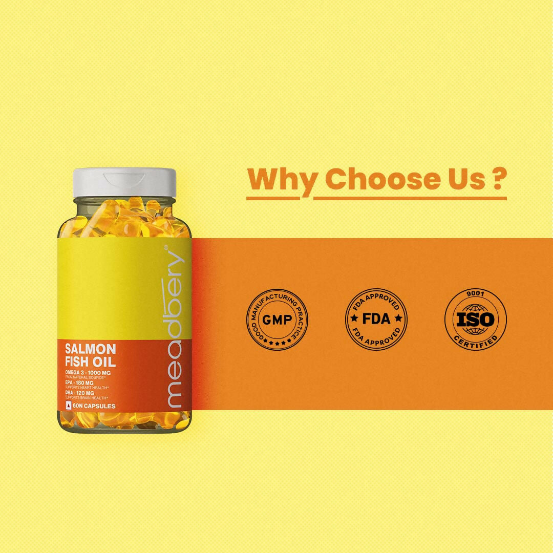 Meadbery Salmon Fish Oil Capsules - Grab2buy