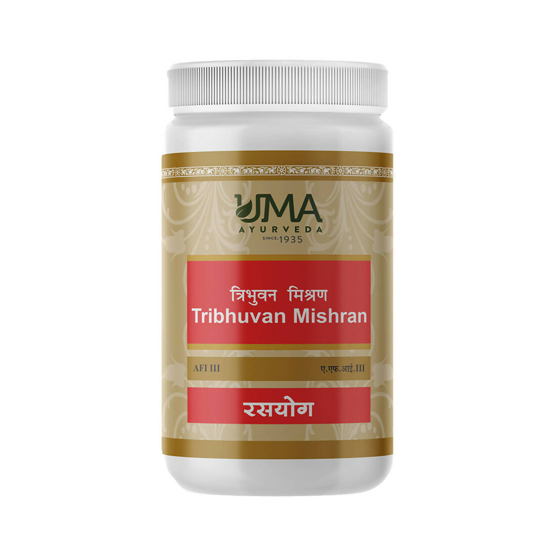 Uma Ayurveda Tribhuvan Mishran Tablets 