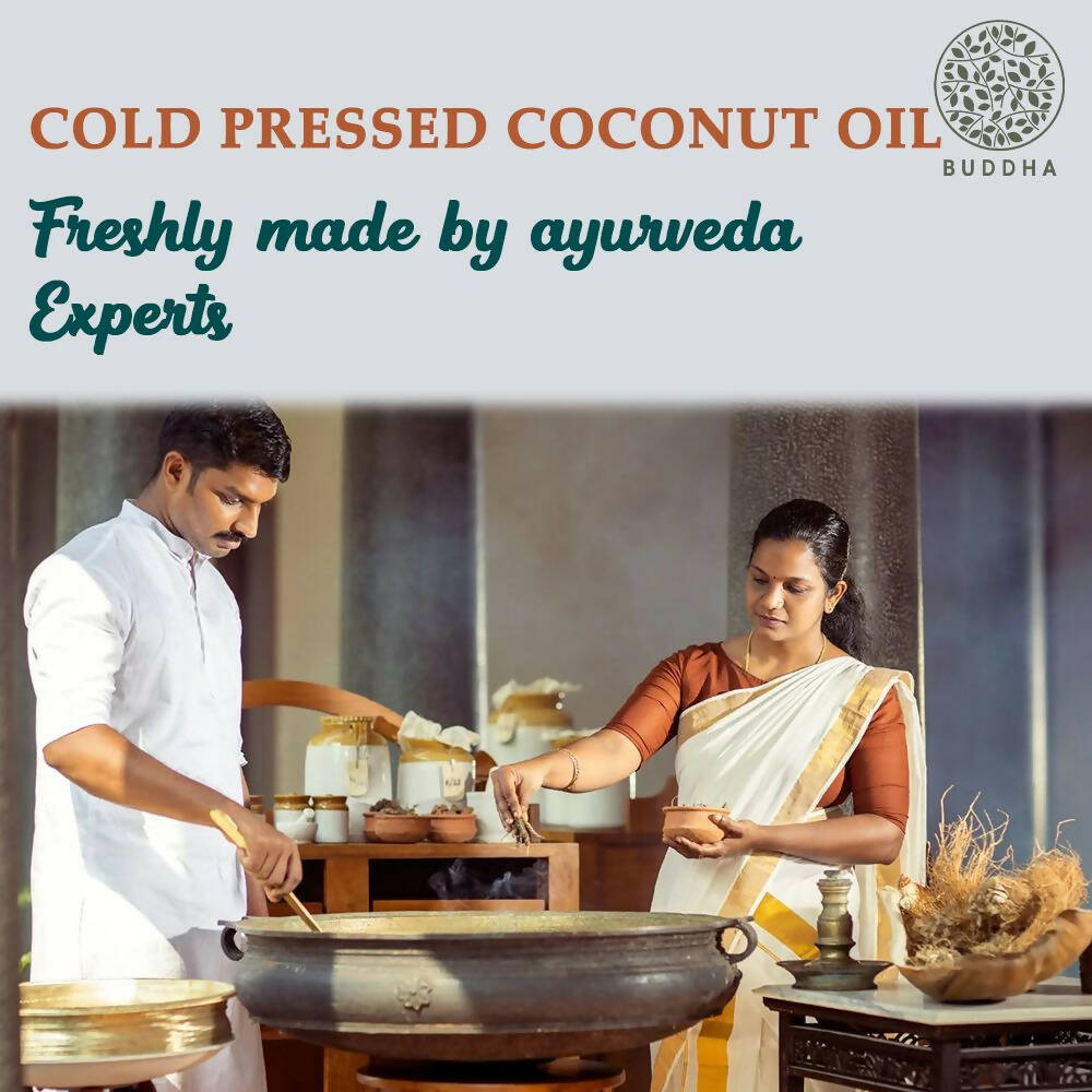 Buddha Natural Cold Pressed Virgin Coconut Oil - For Skin, Hair And Baby Care Hair Oil - Grab2buy