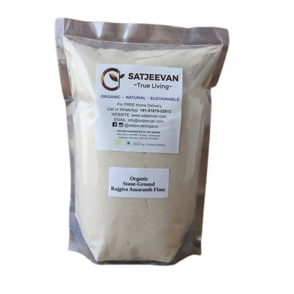 Satjeevan Organic Stone-Ground Rajgira Amaranth Flour 