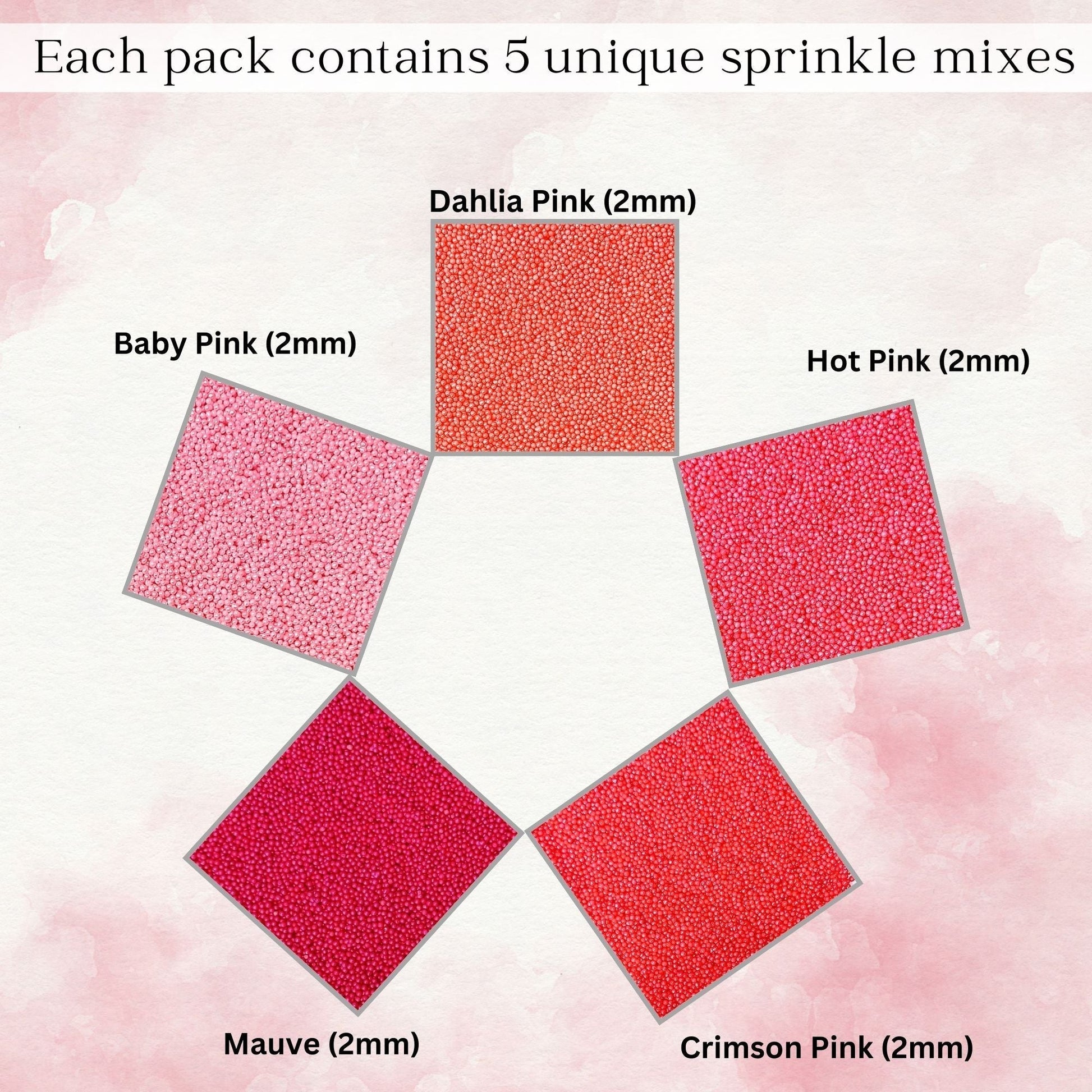 Confect Valentine Sprinkles | 02 Edible Decoration for Baking & Dessert  Grab2Buy Confect Grab2Buy