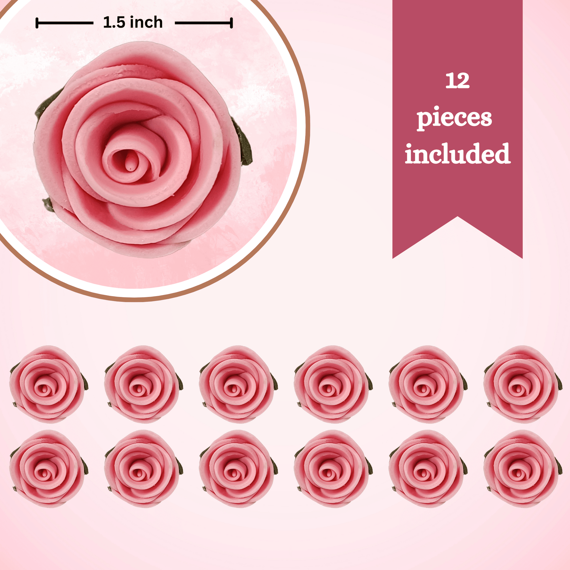 Confect Blush Pink | Edible Sugar Flowers
