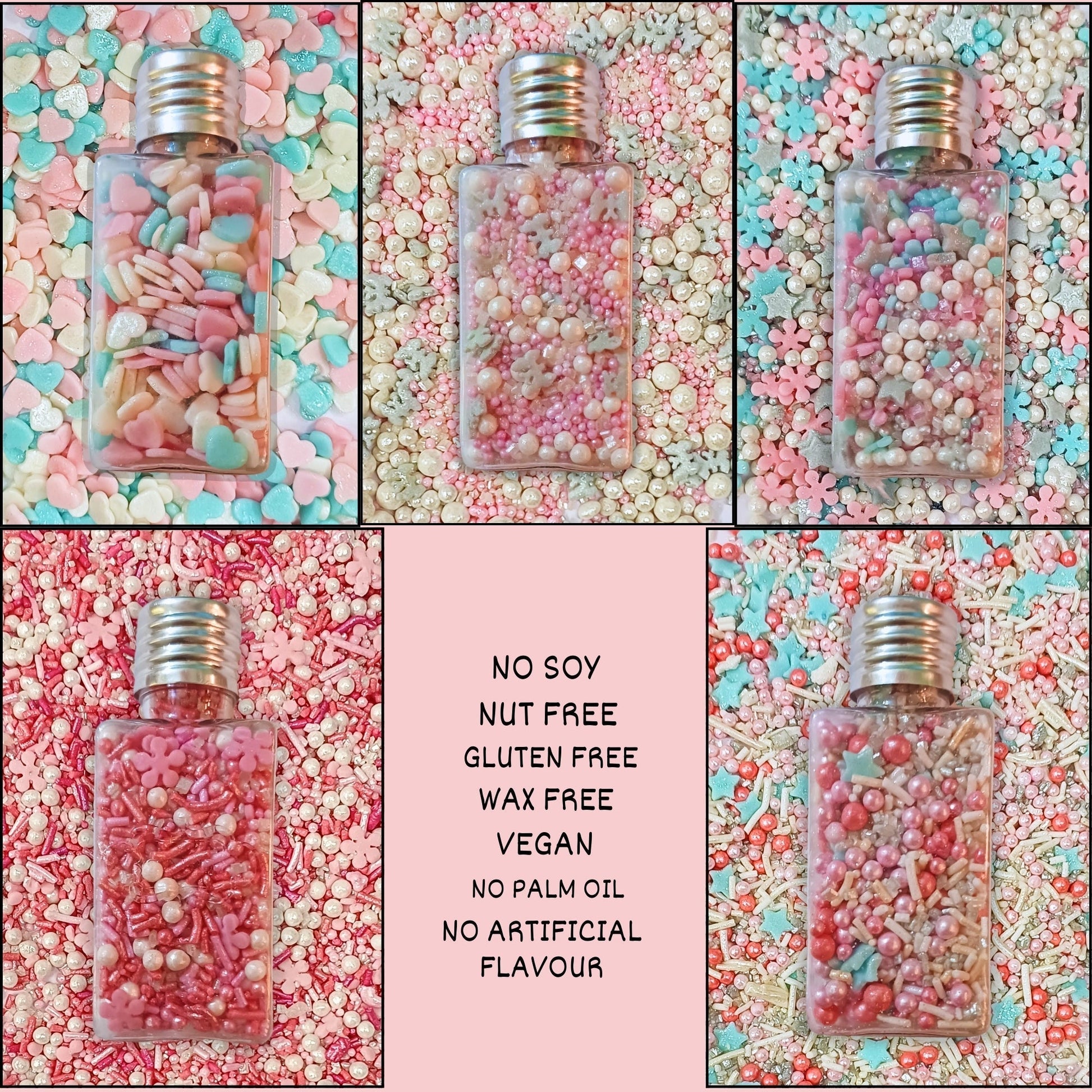 Confect Valentine Sprinkles | 17 Edible Decoration for Baking & Dessert  Grab2Buy Confect Grab2Buy