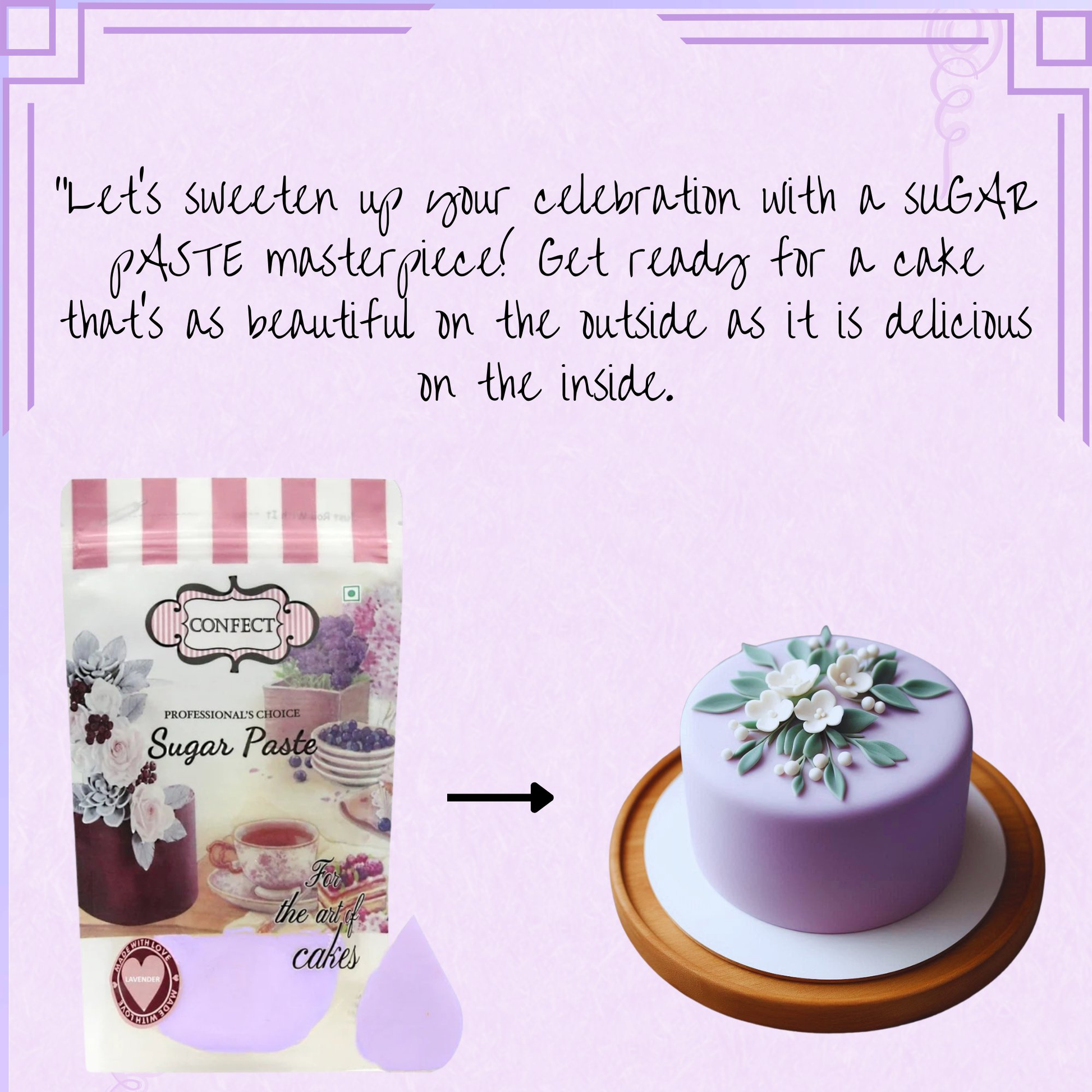 Confect Lavender Fondant | Edible Sugarpaste