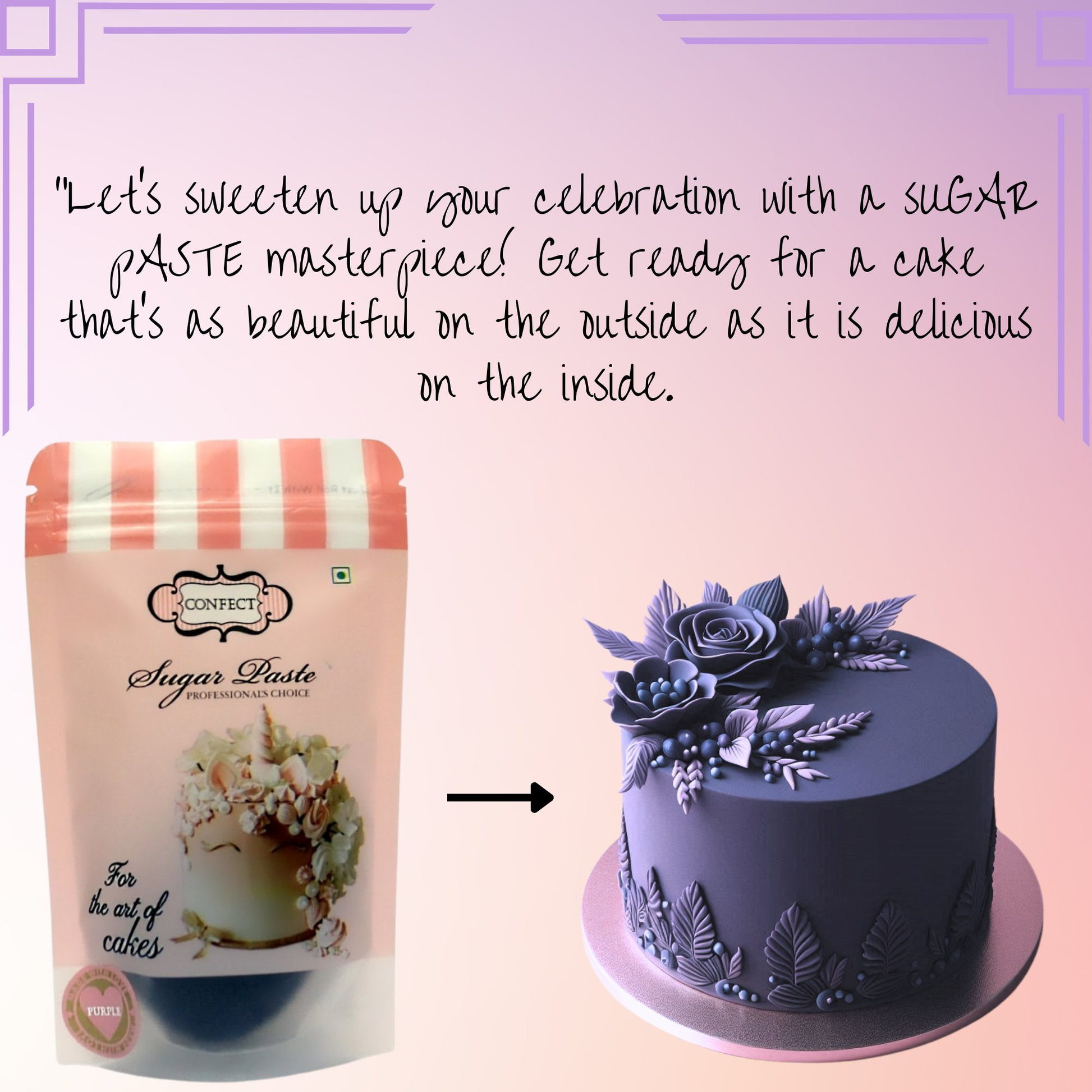 Confect Purple Fondant | Edible Sugarpaste