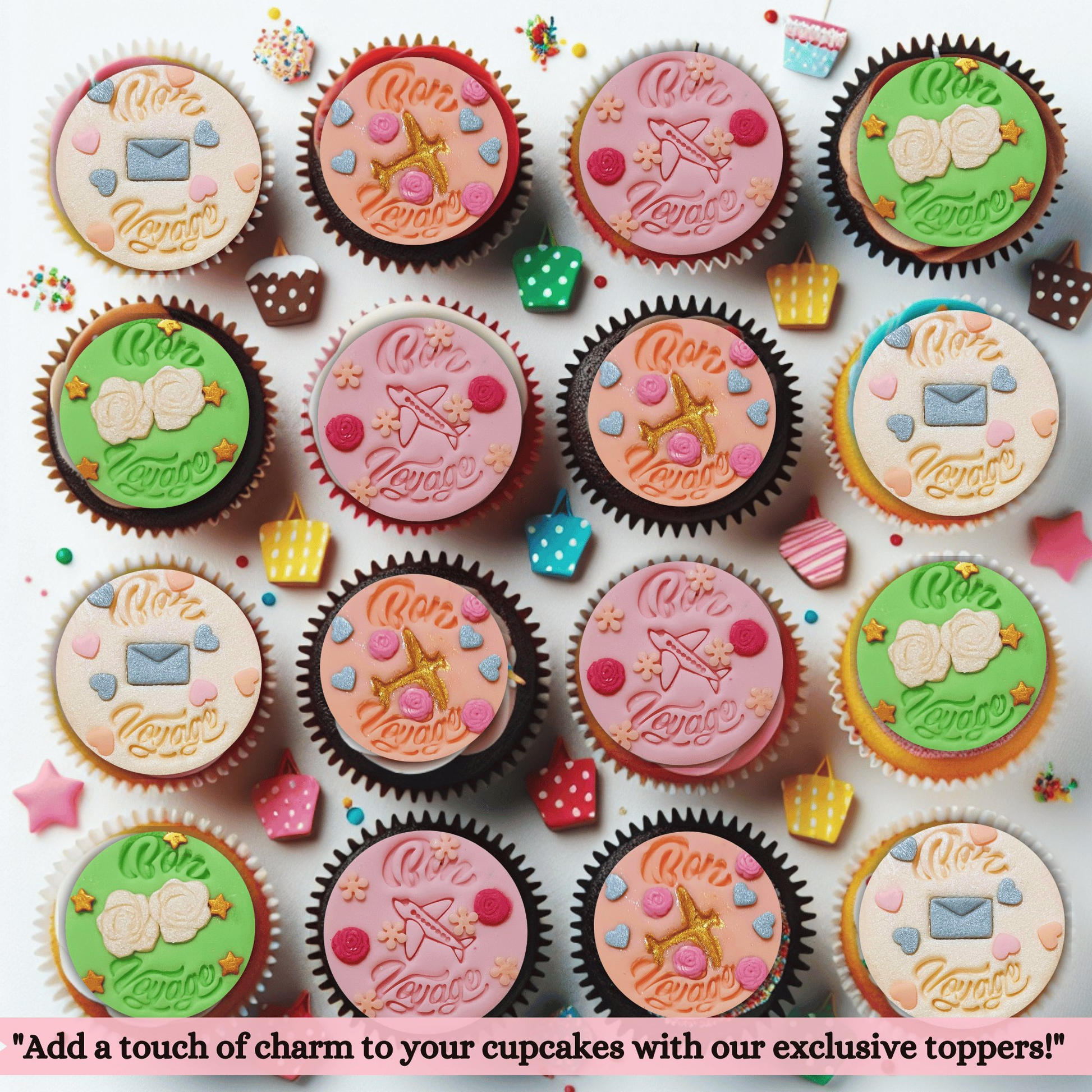 Confect Bon Voyage | Edible Celebration Topper