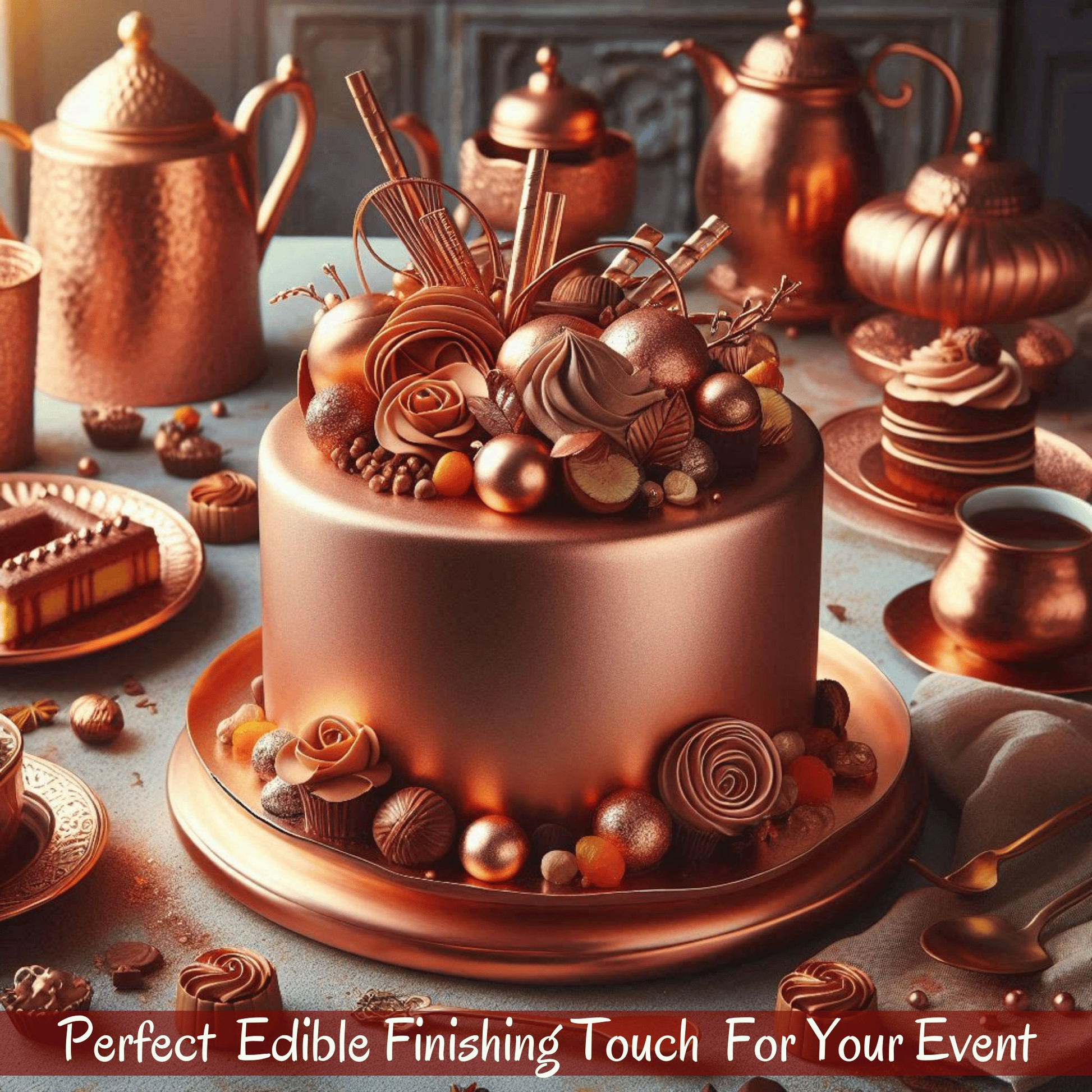 Confect Showstopper Copper | Edible Sugar Paste