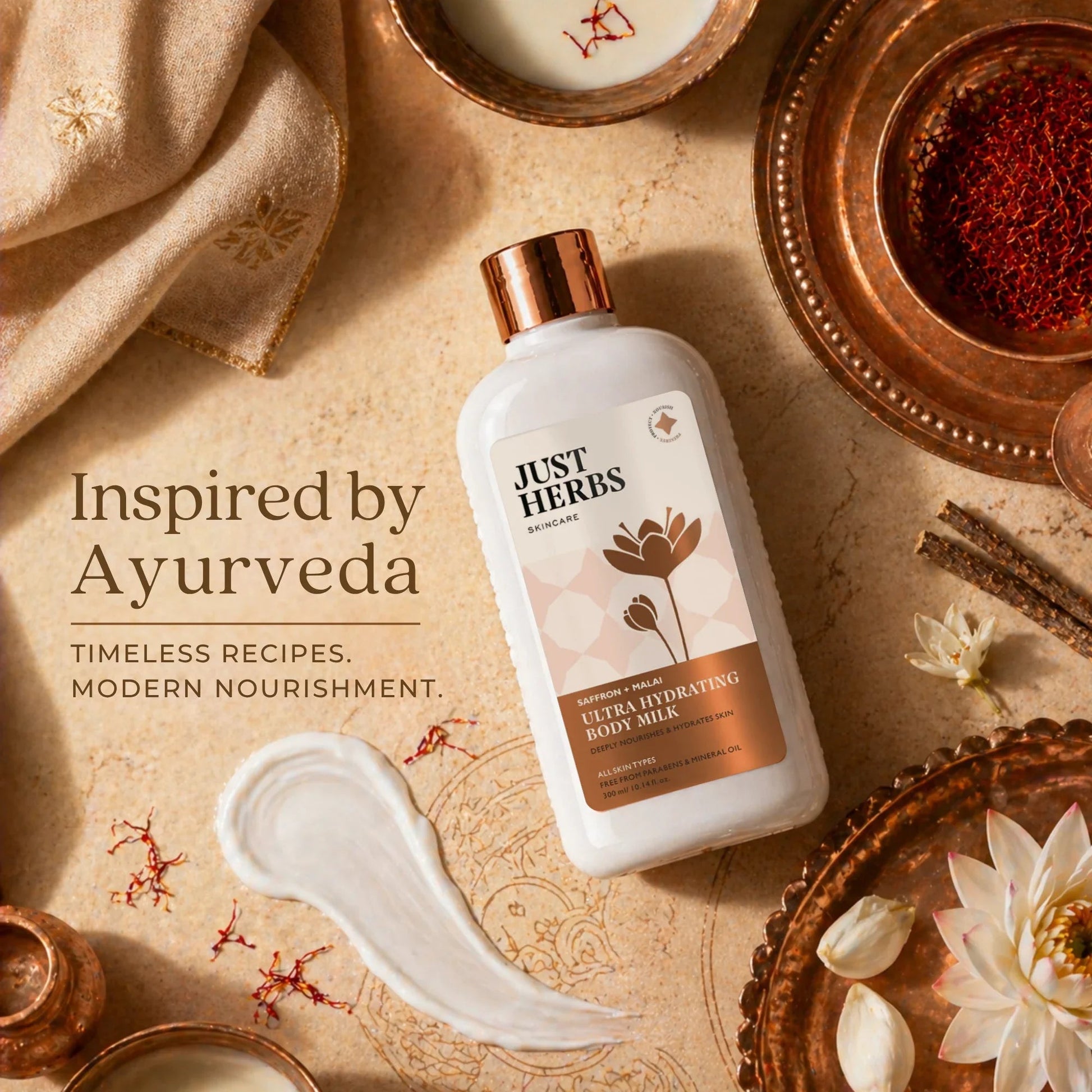 Ultra Hydrating Body Milk with Saffron and Malai 