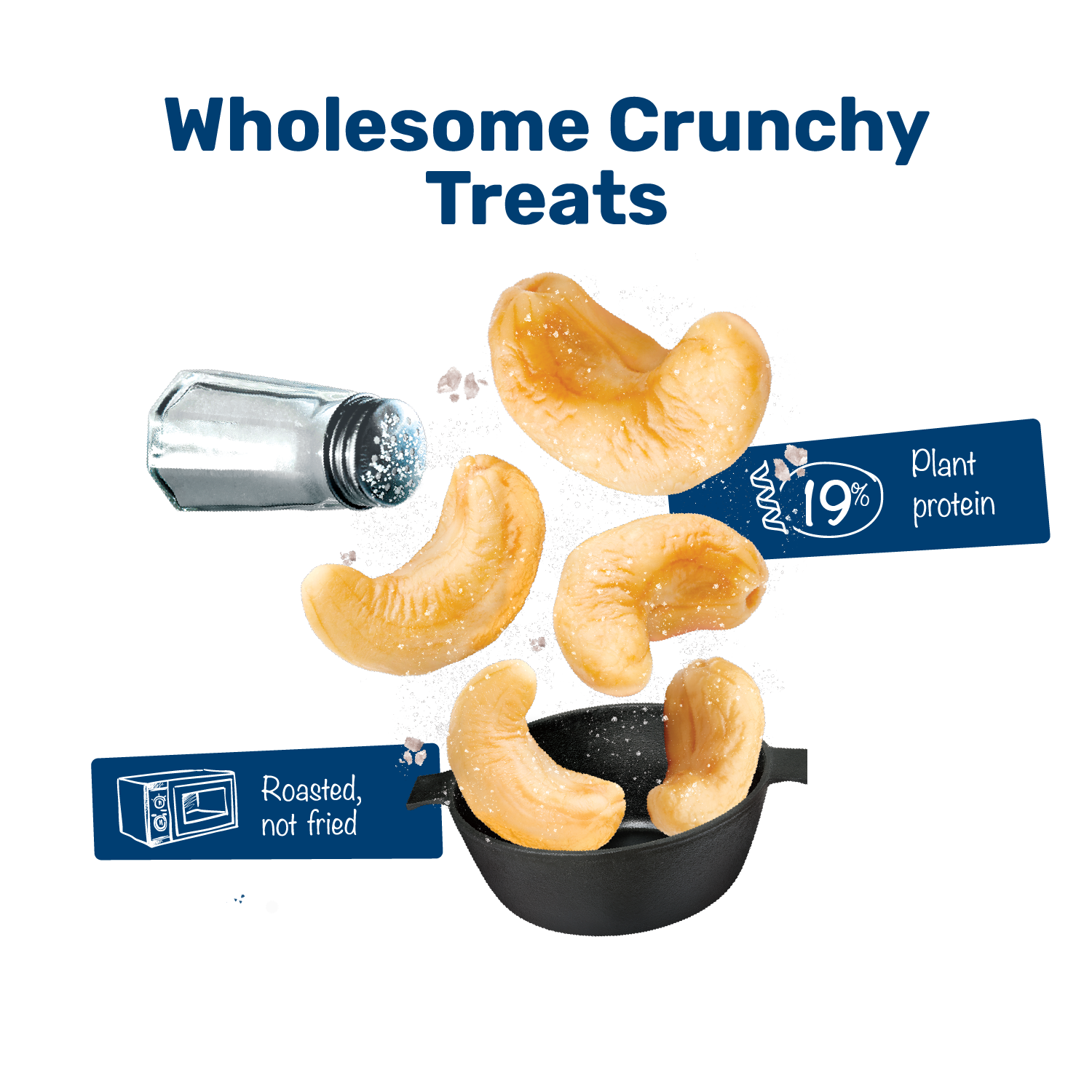 Farmley Classic Salted Cashews - Roasted