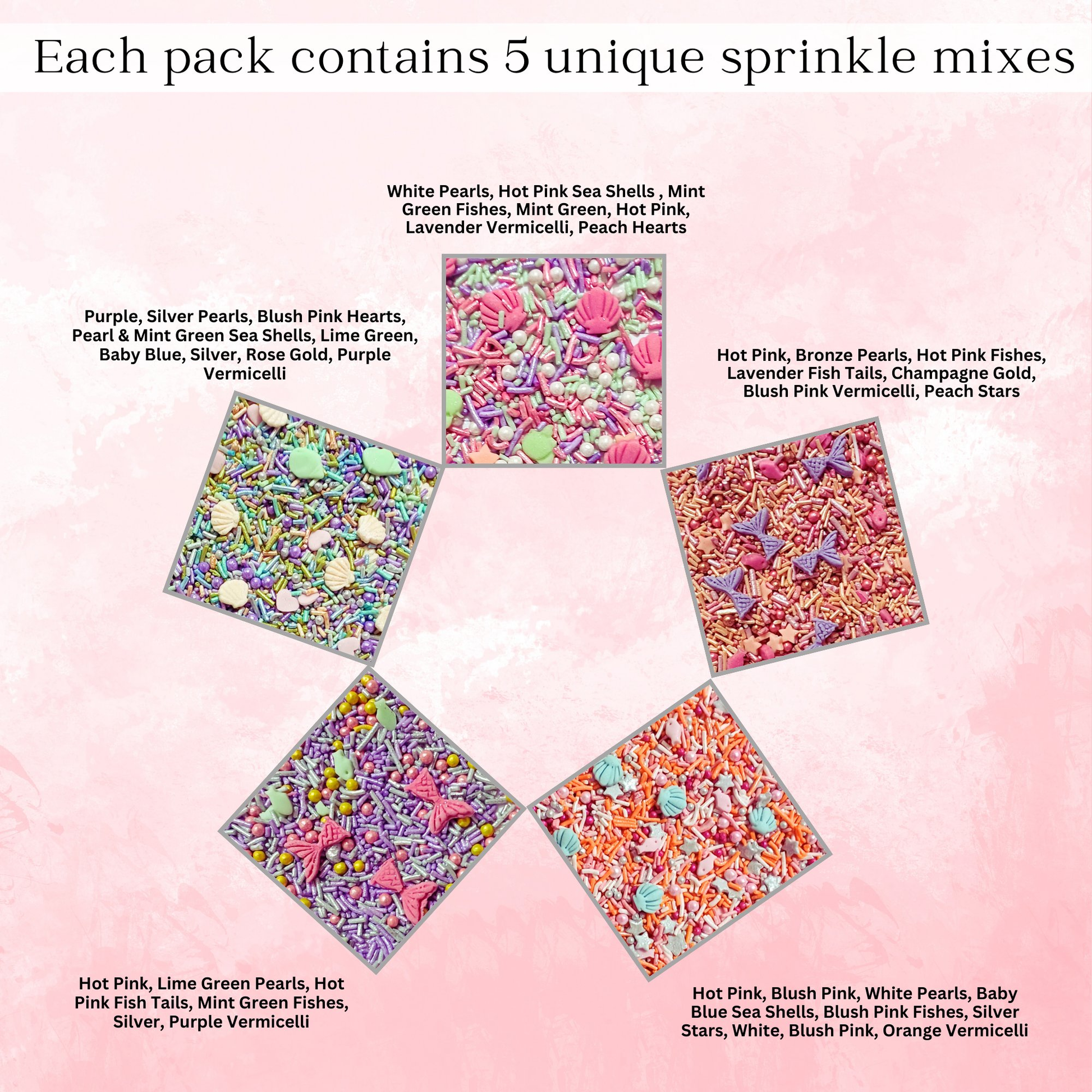 Confect Under the Sea Sprinkles for Decorations 04  Grab2Buy Confect Grab2Buy