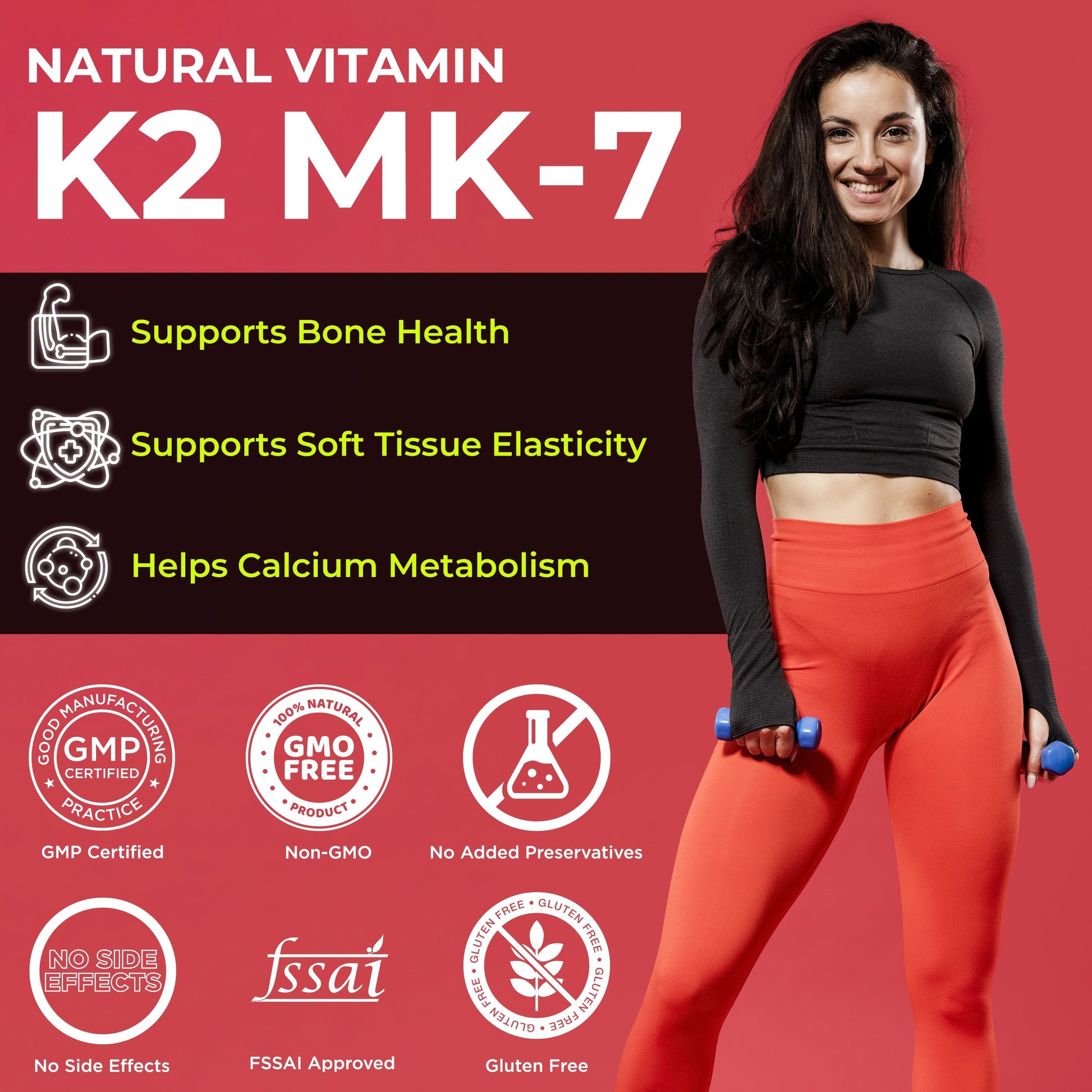 Health Veda Organics Vitamin K2 Capsules Health Veda Organics