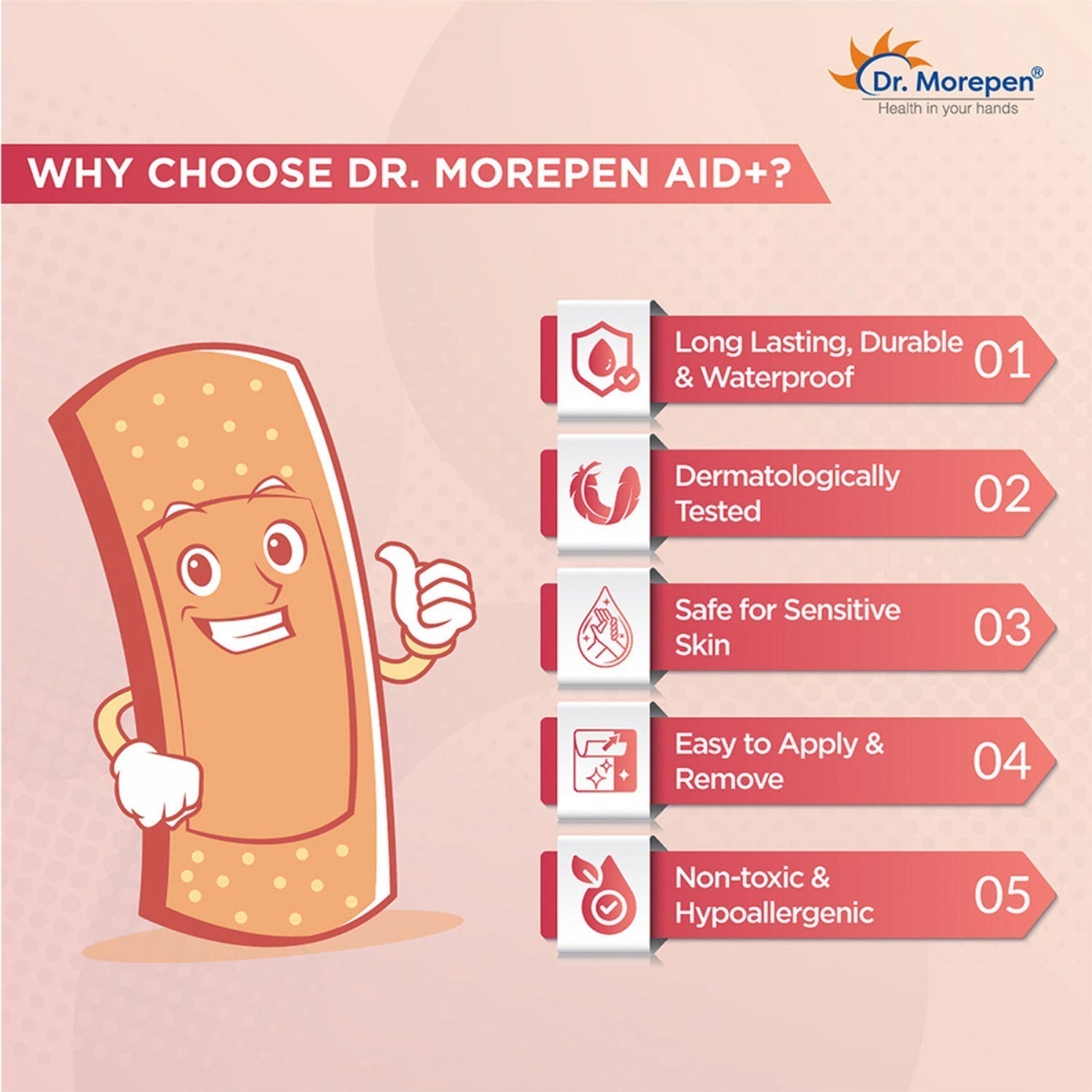 Dr Morpen Aid – Band-Aid Adhesive 