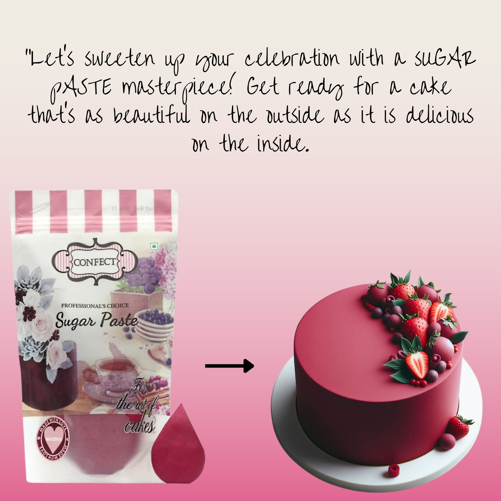 Confect Burgundy Fondant | Edible Sugarpaste