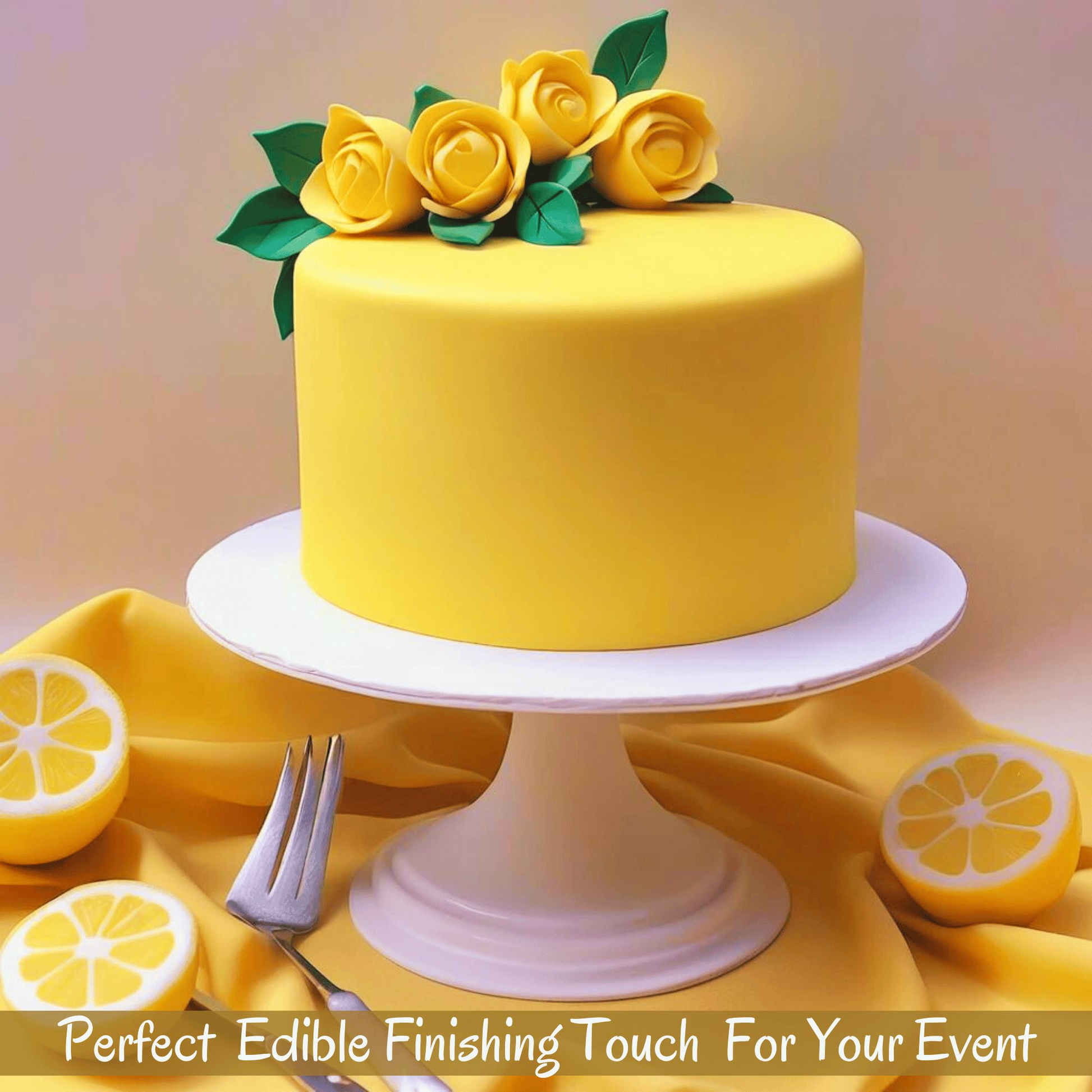 Confect Lemon Yellow Fondant | Edible Sugarpaste
