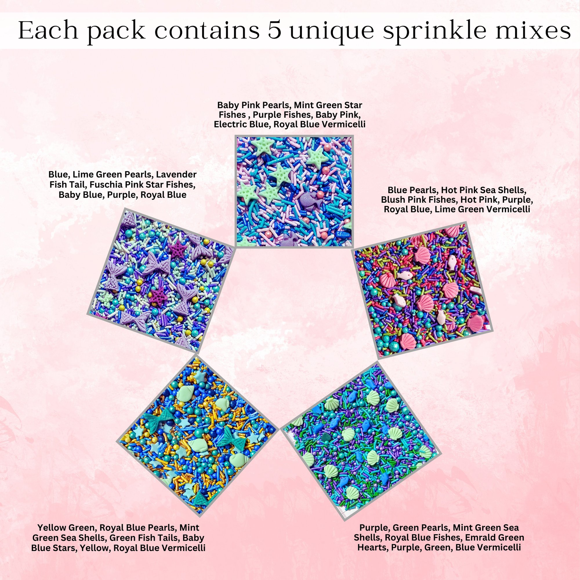 Confect Under the Sea Sprinkles for Decorations 05  Grab2Buy Confect Grab2Buy