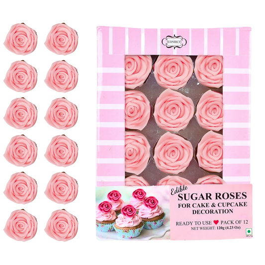 Confect Blush Pink | Edible Sugar Roses Topper