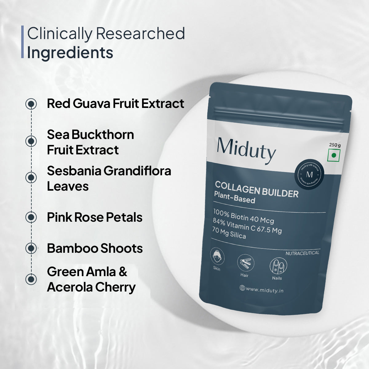Miduty by Palak Notes Organic Plant Based Collagen 