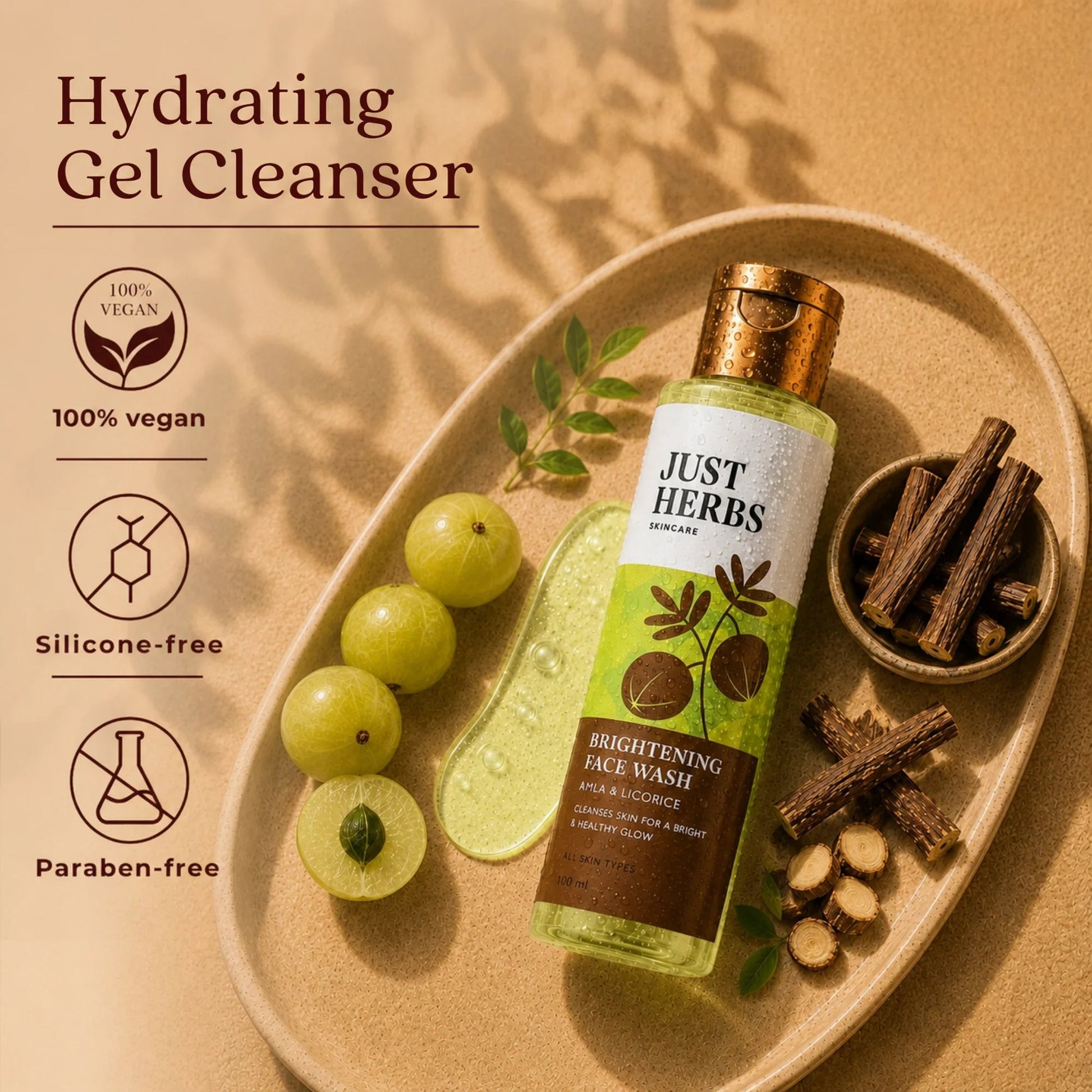 Brightening Face Wash - Vitamin C Amla & Liquorice Root 