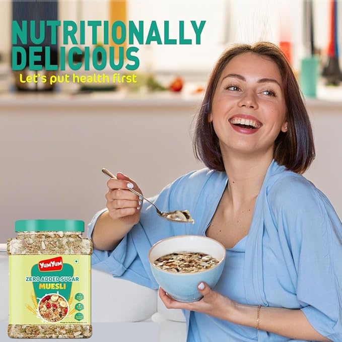 Yum Yum Zero Added Sugar Muesli Jar  Grab2Buy Yum Yum Grab2Buy