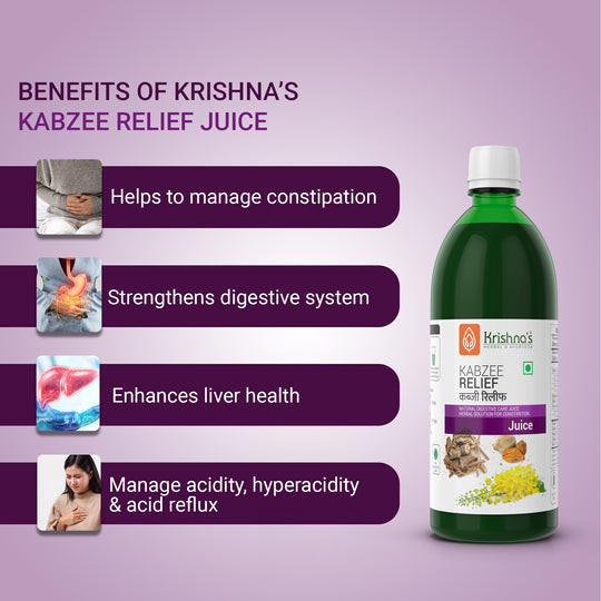 Krishna's Herbal & Ayurveda Kabzee Relief Tonic 