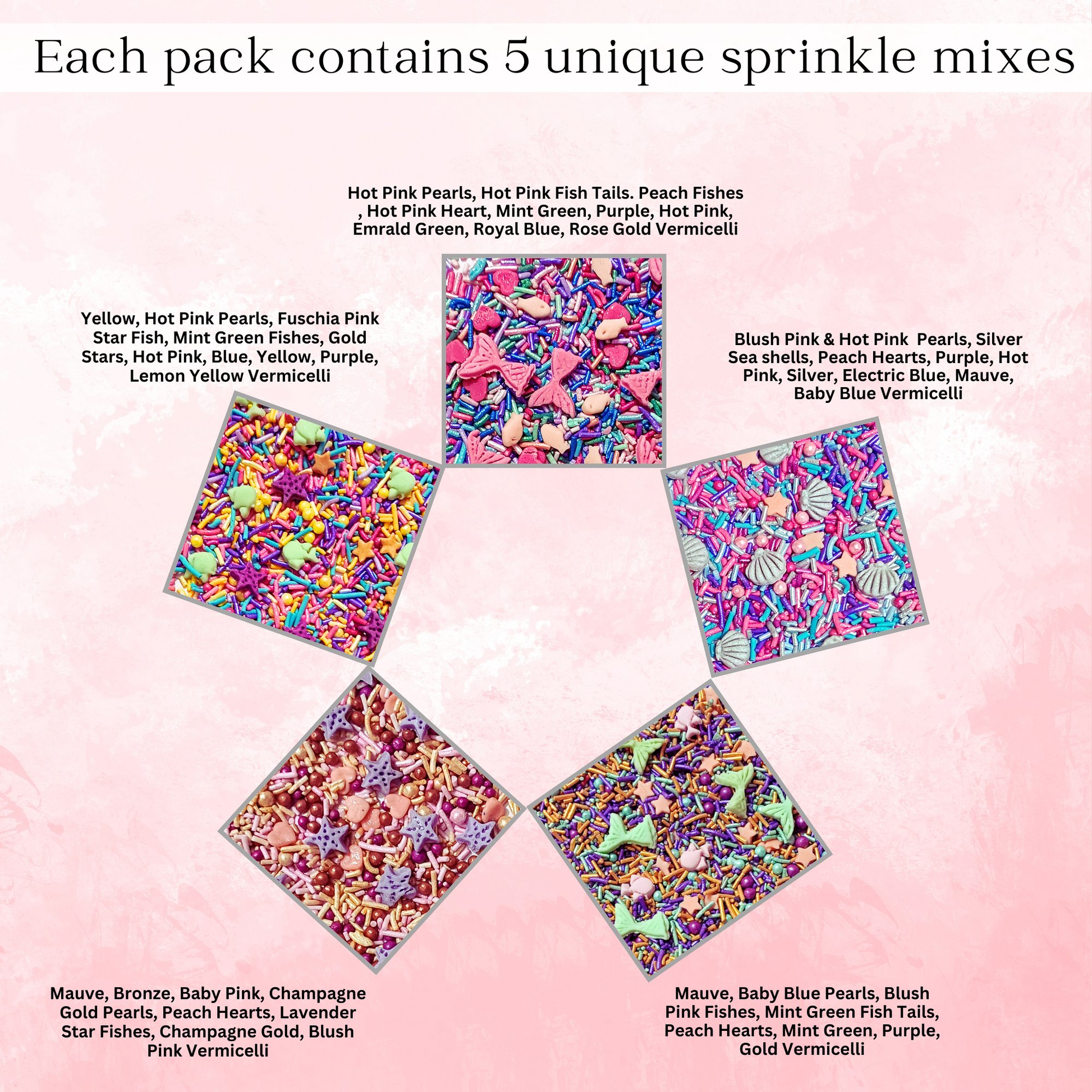 Confect Under the Sea Sprinkles for Decorations 02  Grab2Buy Confect Grab2Buy