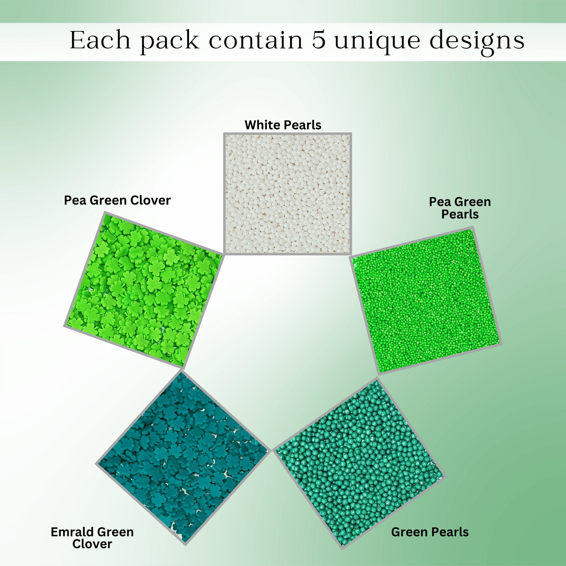 Confect St. Patrick's Sprinkles Multipack 5