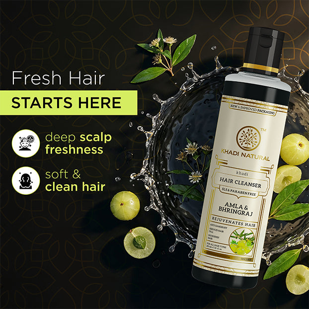 Khadi Natural Daily Hair Strengthening & Conditioning Care Kit - 2 Step Set
