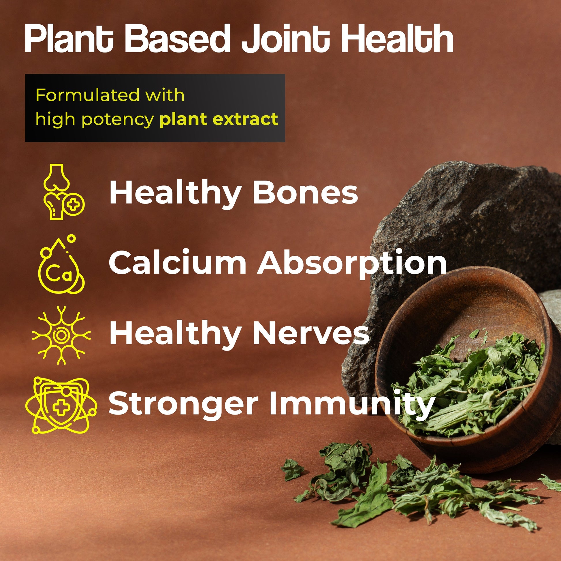 Health Veda Organics Calcium Magnesium & Zinc Vitamin D3 & B12 Tablets 