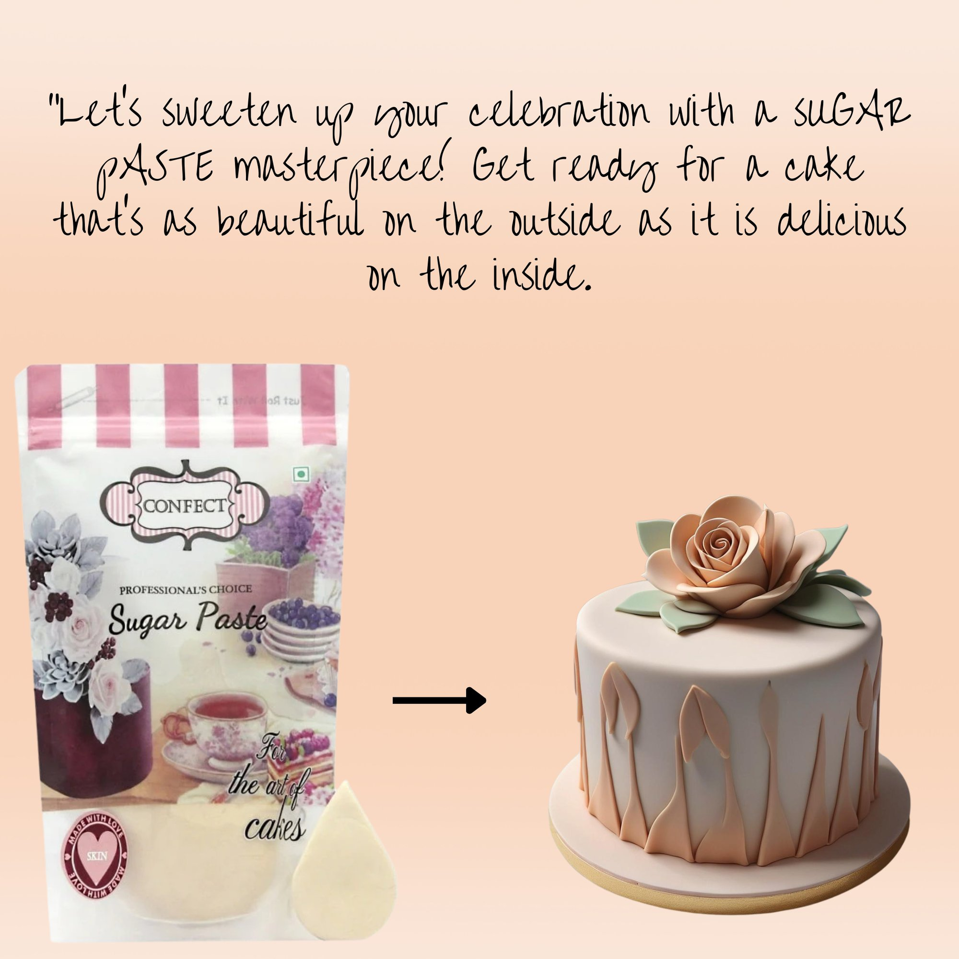 Confect Natural Skin Fondant | Edible Sugarpaste