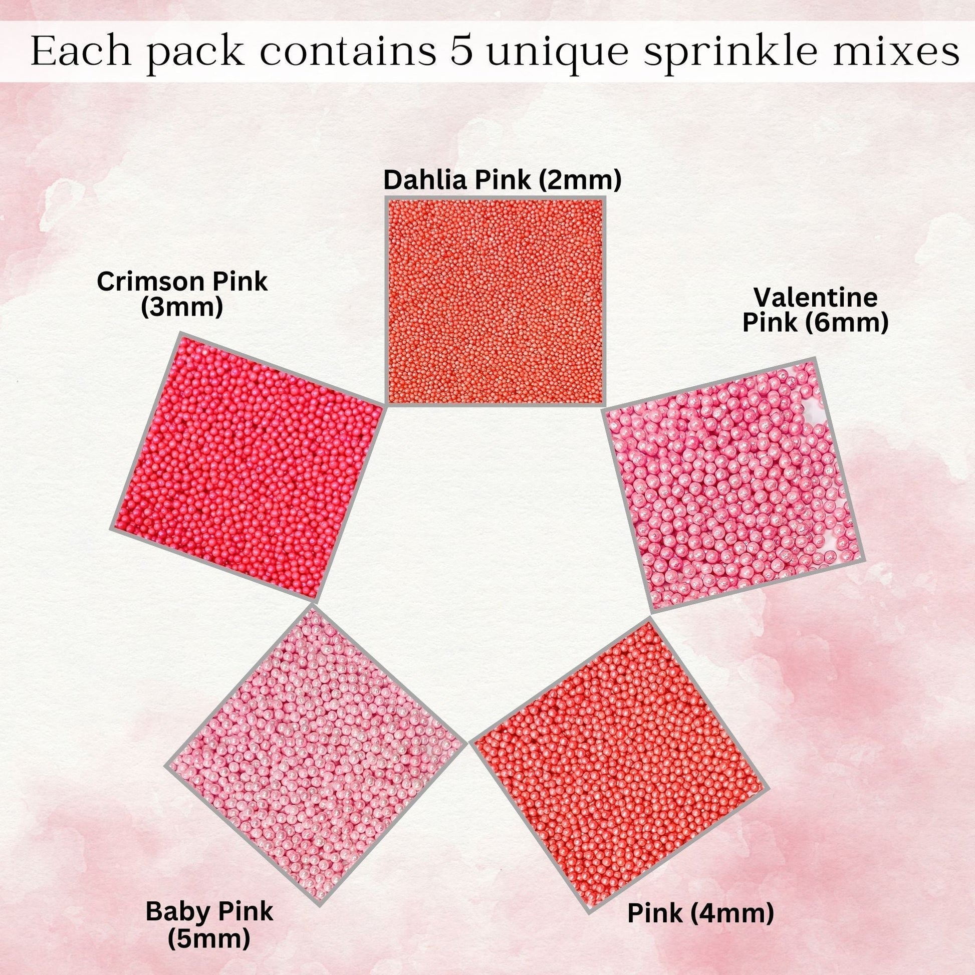 Confect Valentine Sprinkles | 01 Edible Decoration for Baking & Dessert  Grab2Buy Confect Grab2Buy