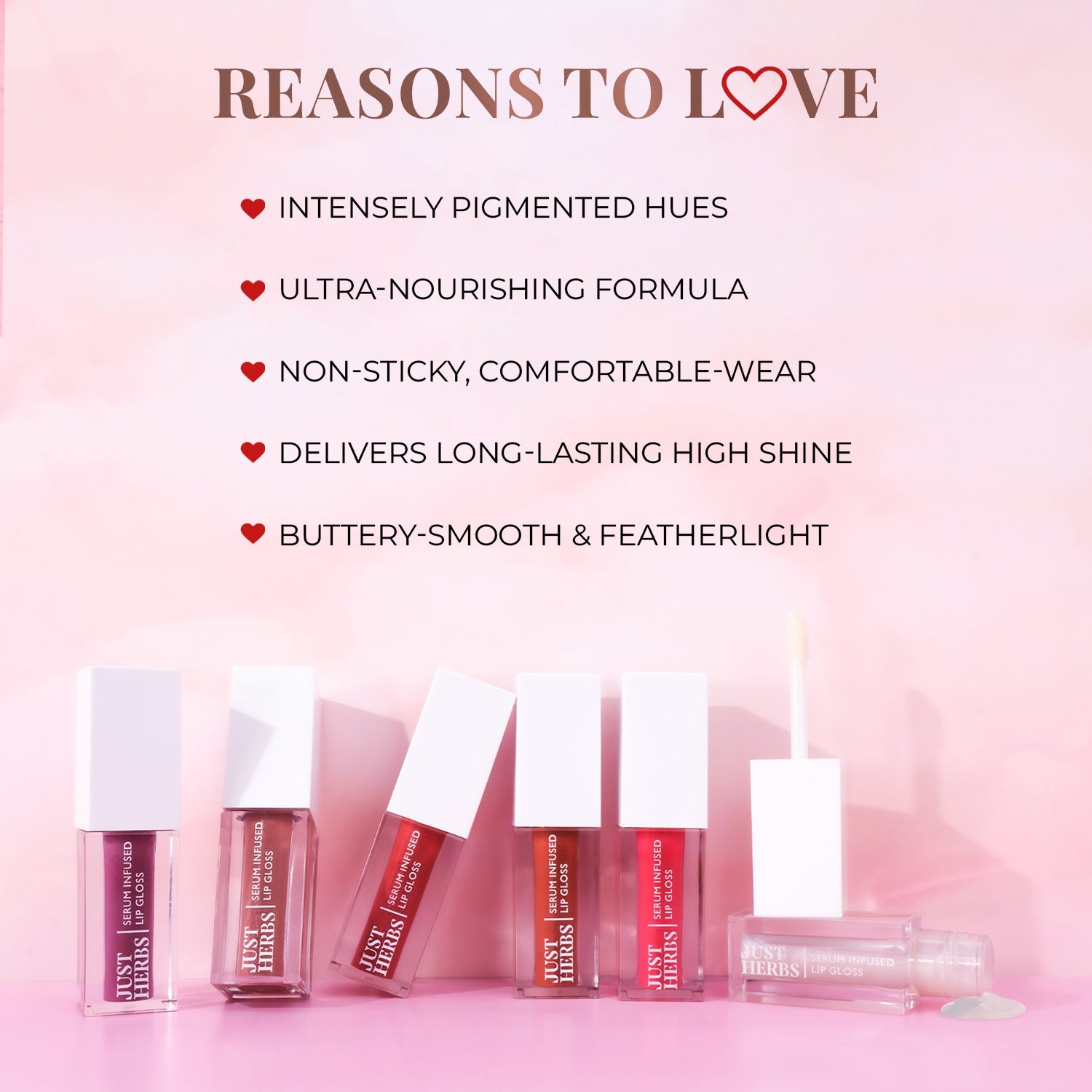 Serum-infused Lip Gloss with Mango Butter and Jojoba Oil 
