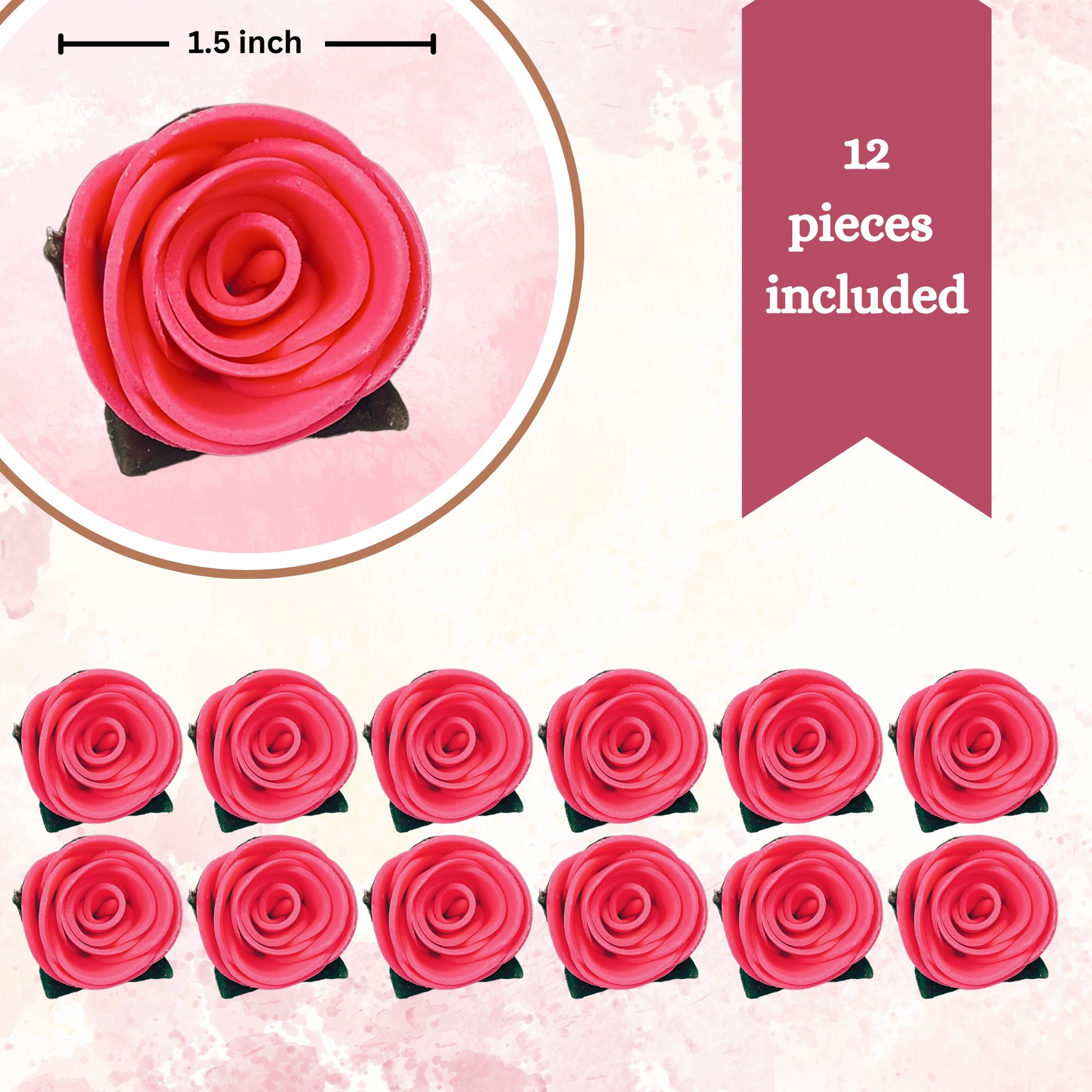 Confect Hot Pink | Edible Sugar Flowers