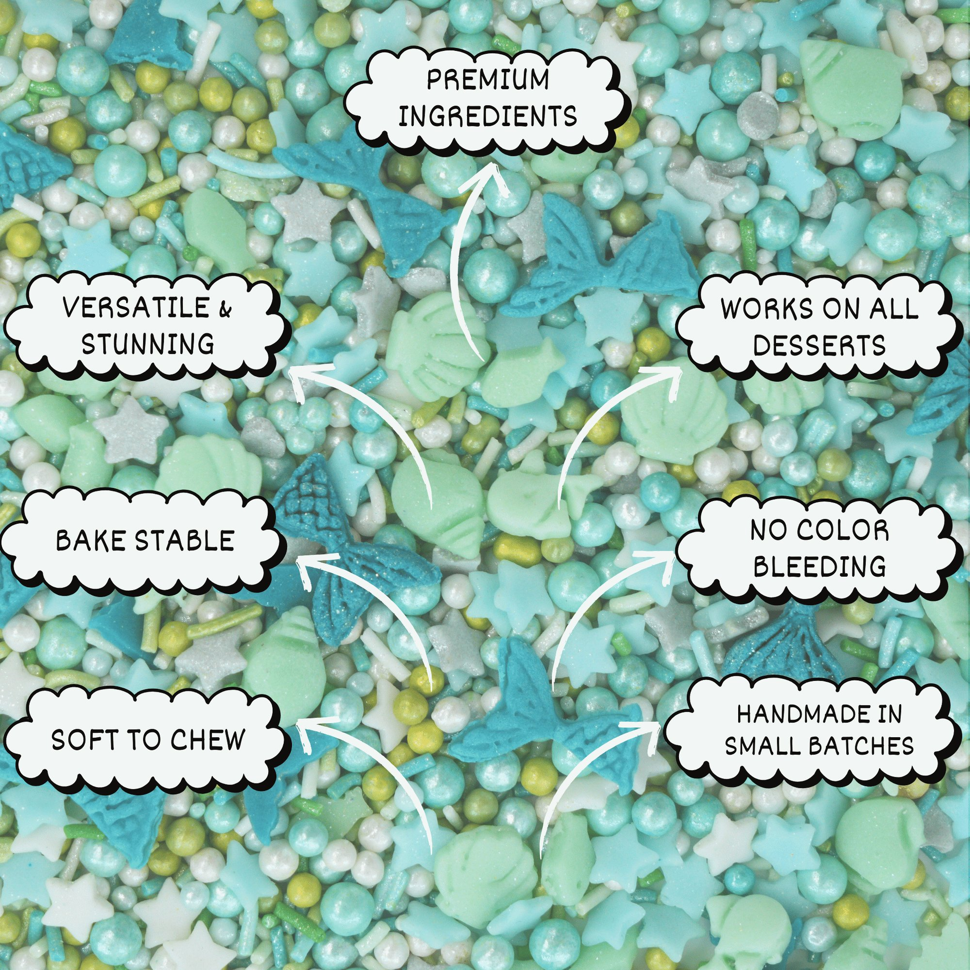 Confect Under the Sea Sprinkles for Decoration 9