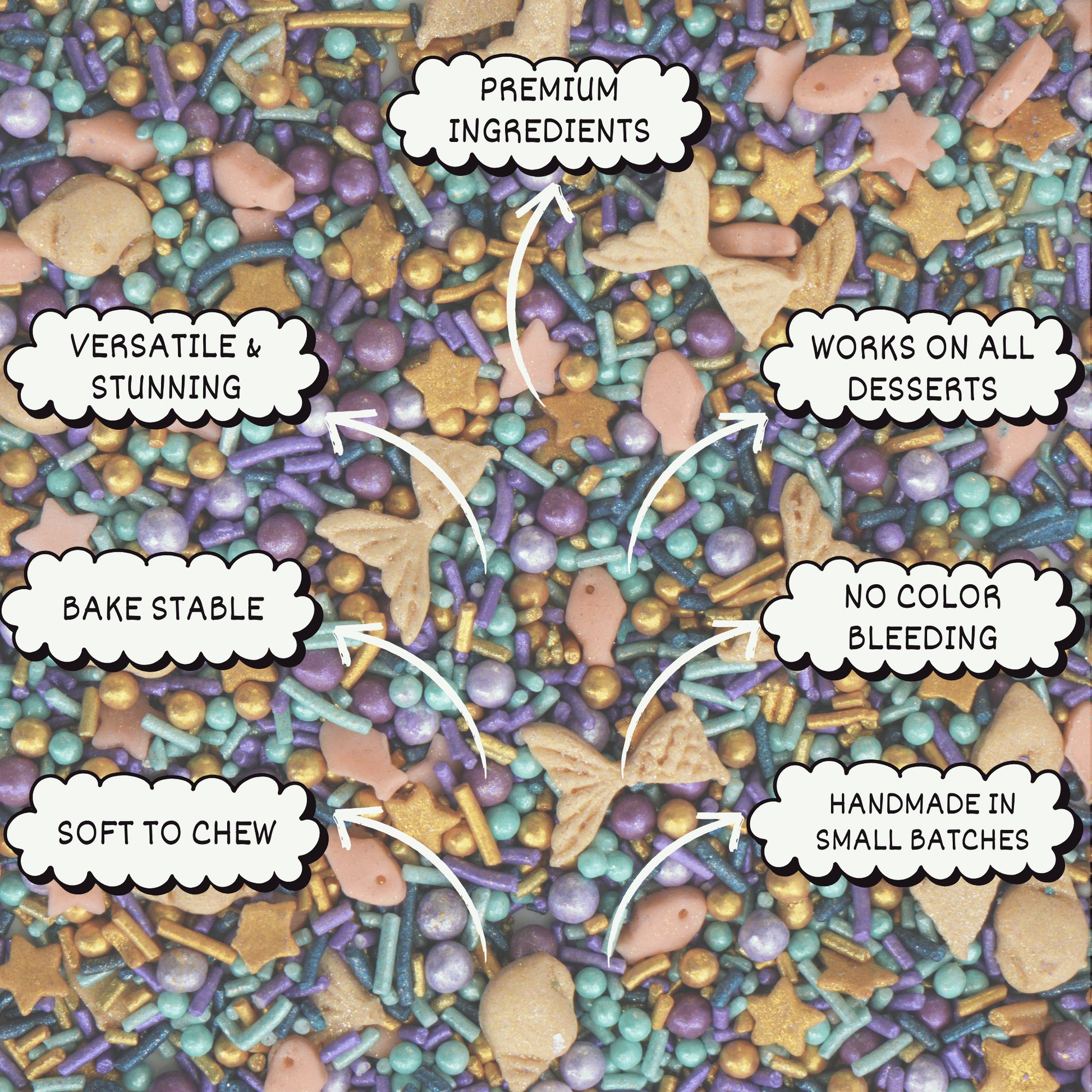 Confect Under the Sea Sprinkles for Decoration 10