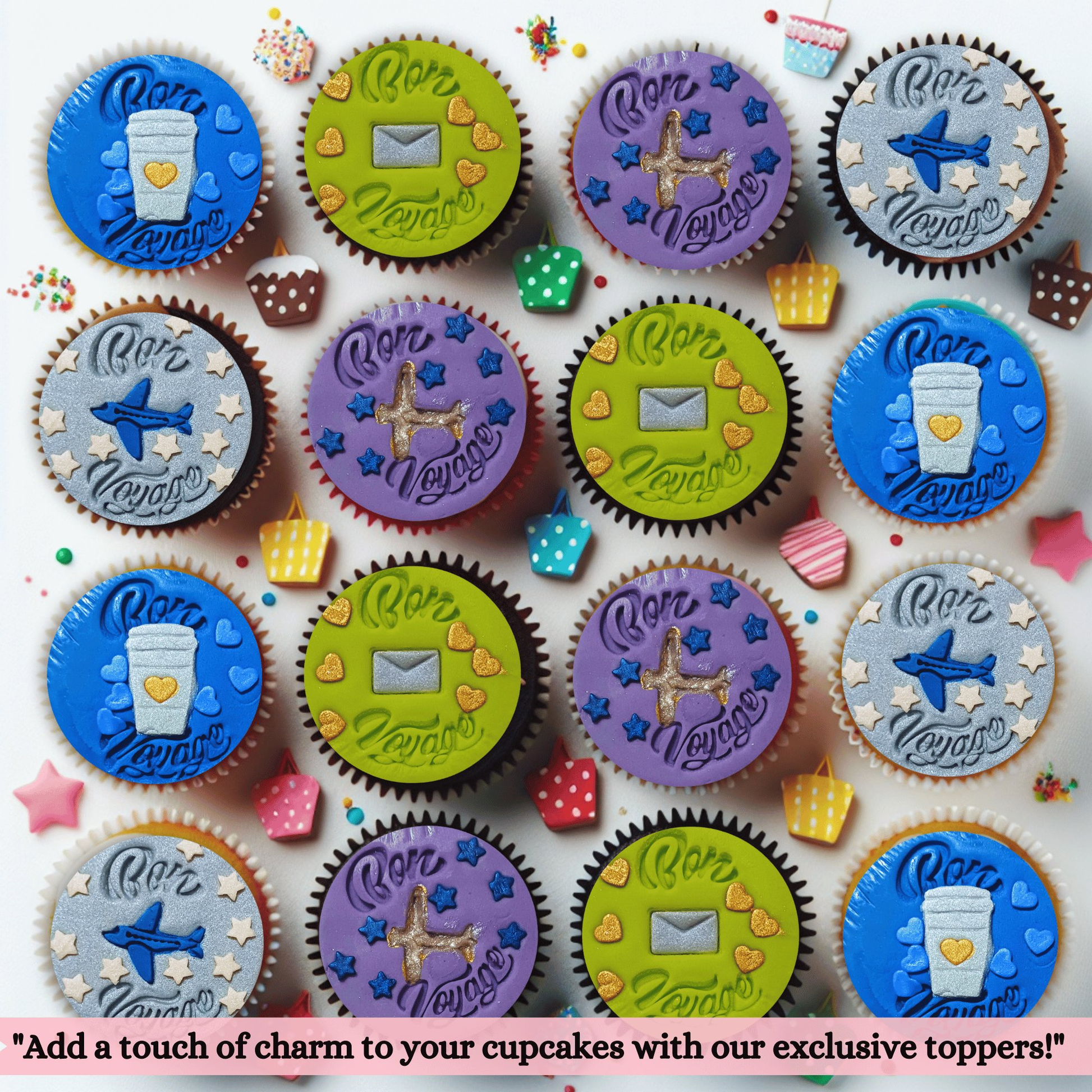 Confect Bon Voyage | Edible Celebration Topper