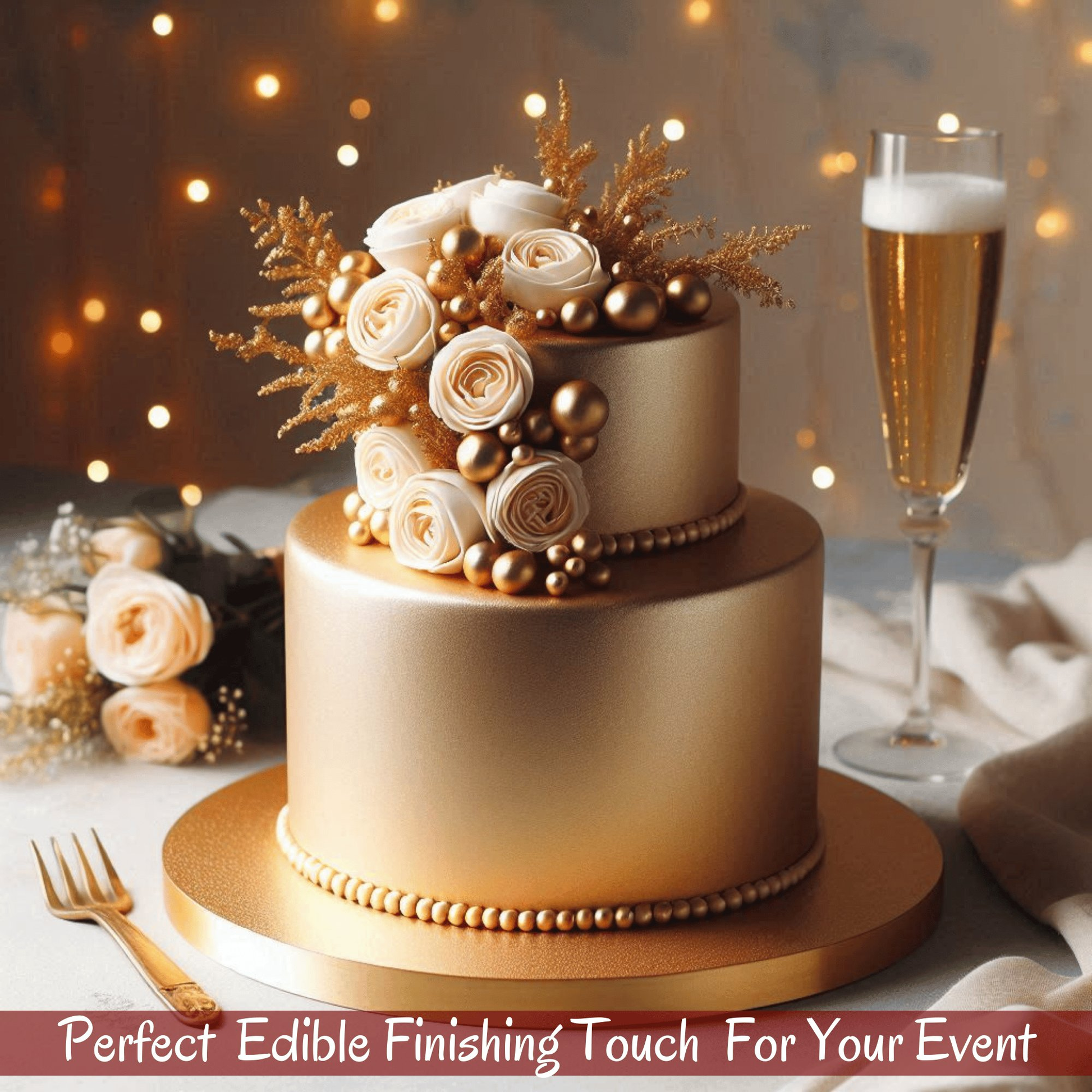 Confect Champagne Gold | Edible Sugar Paste