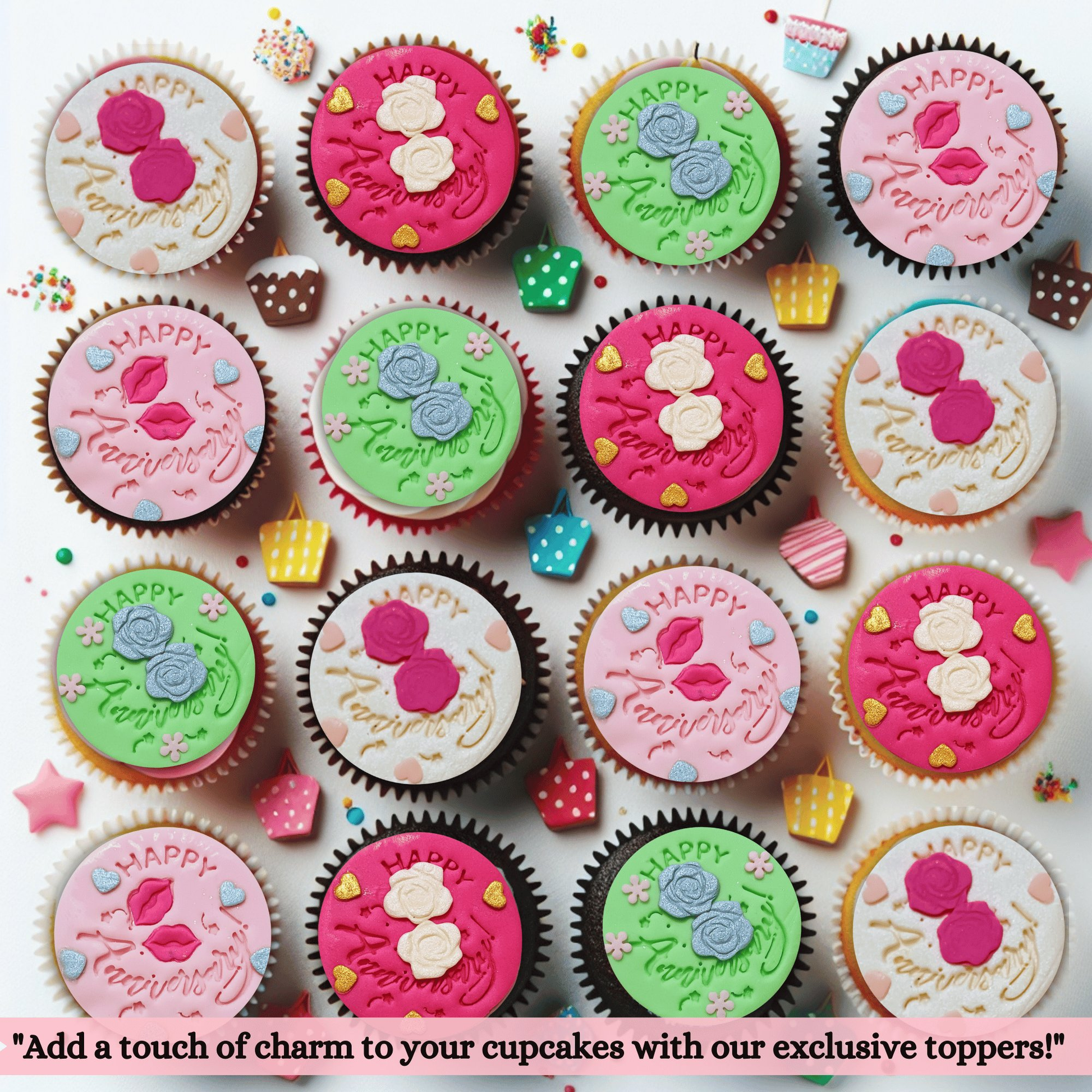Confect Happy Anniversary | Edible Celebration Topper