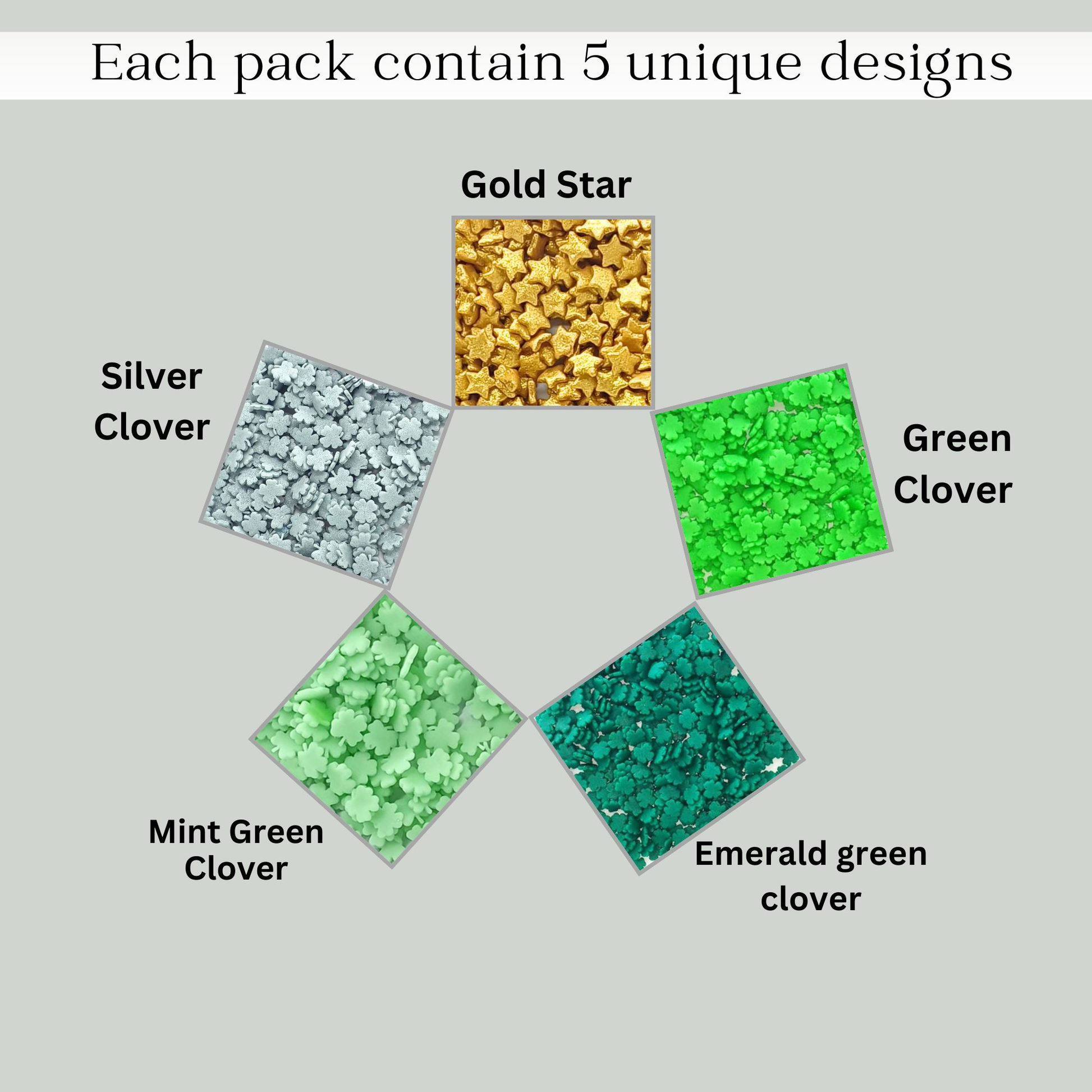 Confect St. Patrick's Sprinkles Multipack 6