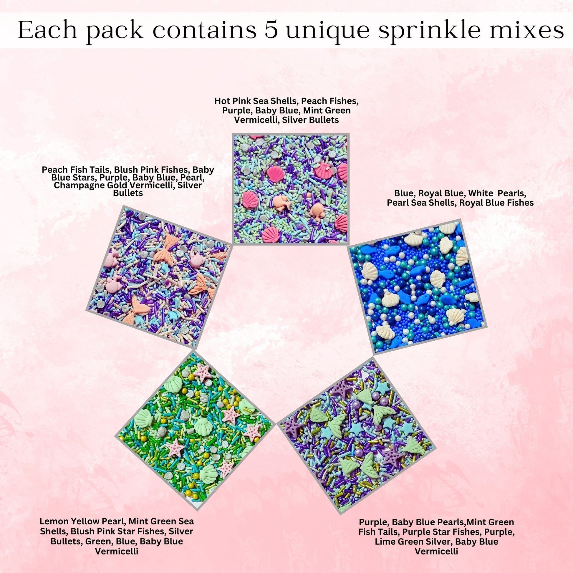 Confect Under the Sea Sprinkles for Decorations 10  Grab2Buy Confect Grab2Buy