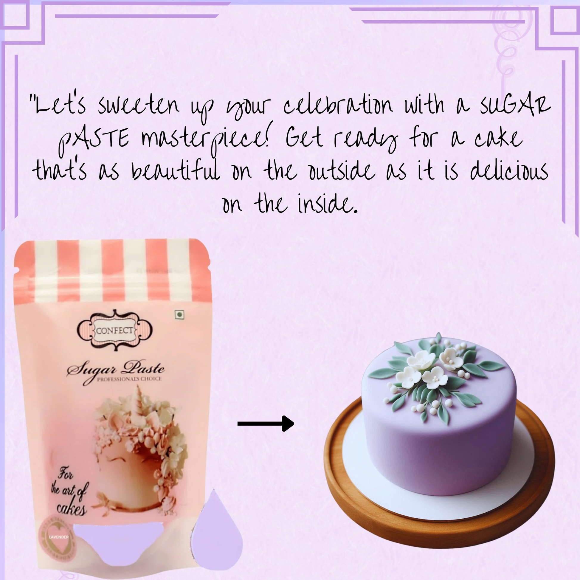 Confect Lavender Fondant | Edible Sugarpaste