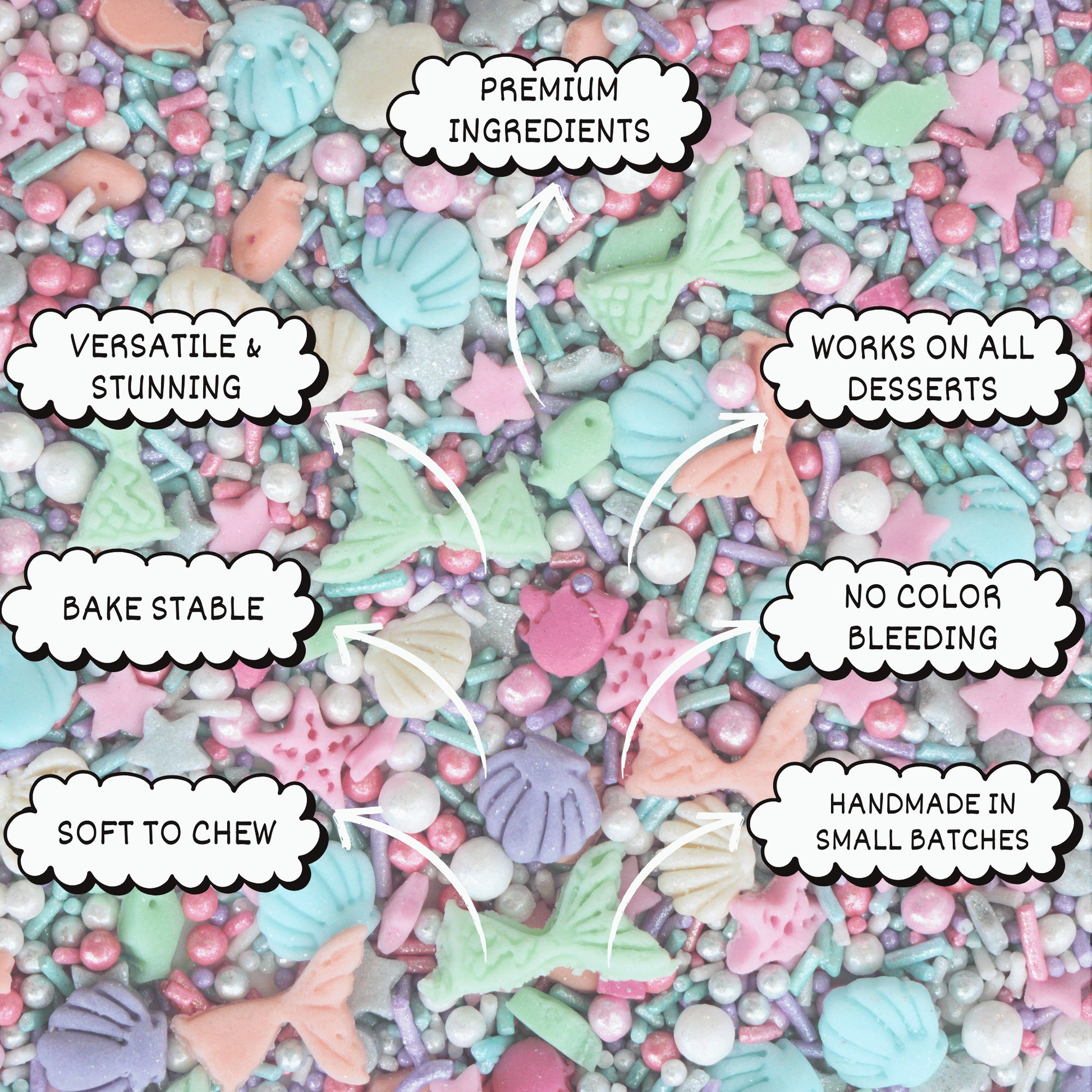 Confect Under the Sea Sprinkles for Decoration 05