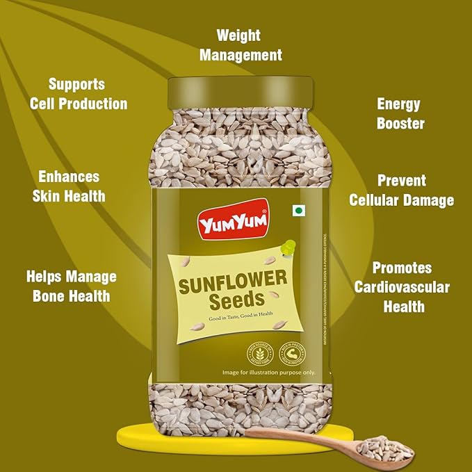 Yum Yum Roasted & Salted Sunflower Seeds Jar  Grab2Buy Yum Yum Grab2Buy