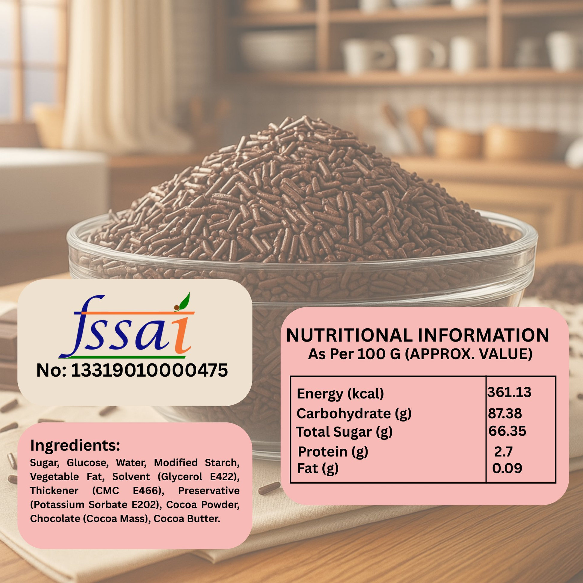 Confect Chocolate Sprinkles