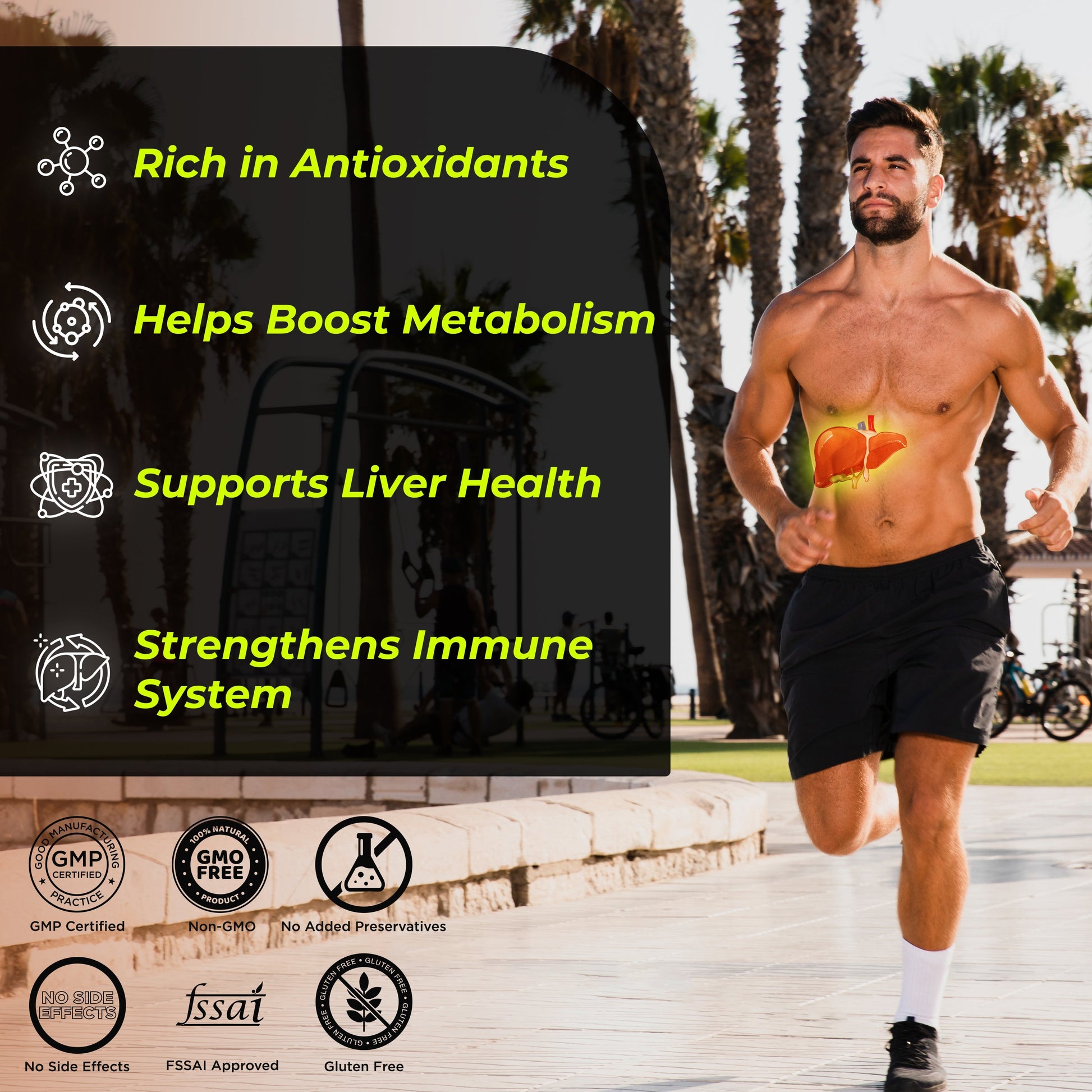Health Veda Organics Plant Based Liver Detox Capsules 