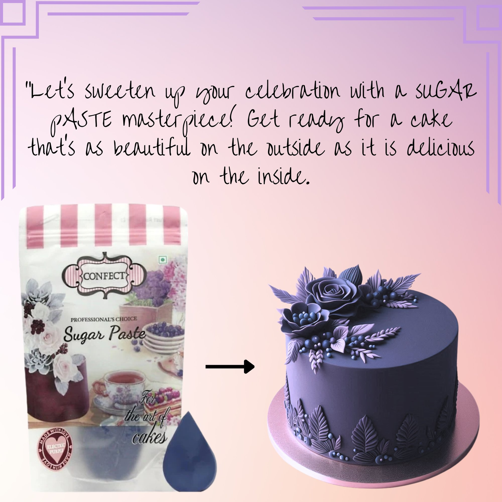Confect Purple Fondant | Edible Sugarpaste
