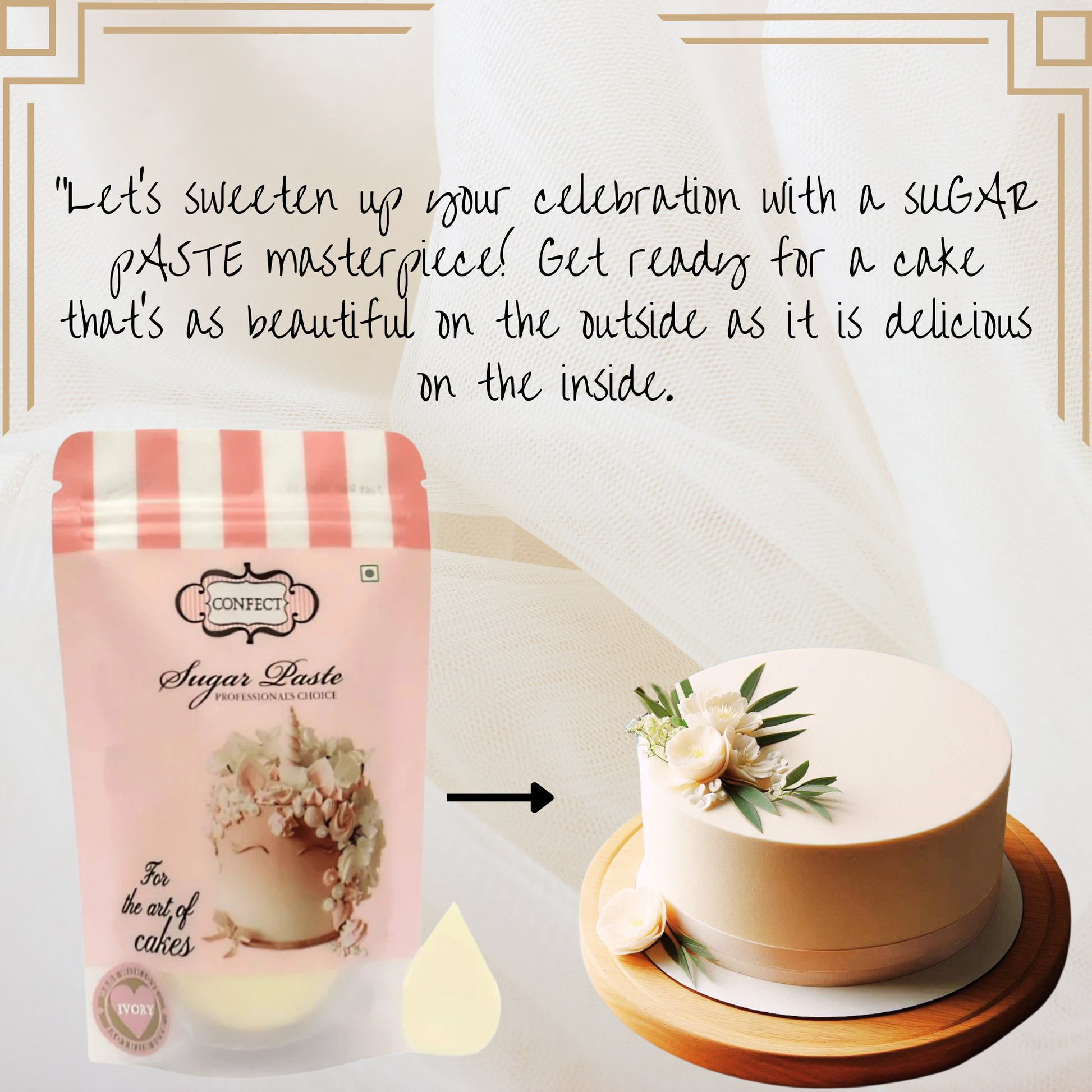 Confect Ivory Fondant | Edible Sugarpaste