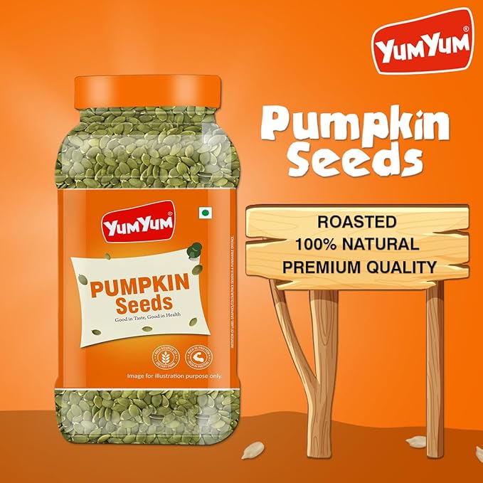 Yum Yum Roasted & Salted Pumpkin Seeds Jar  Grab2Buy Yum Yum Grab2Buy